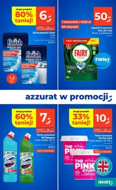 Pogląd oferty "Dealz gazetka" - ważna od 11.06.2026 | Strona: 23 | Produkty: Sól do zmywarki, Fairy, Finish, Sól