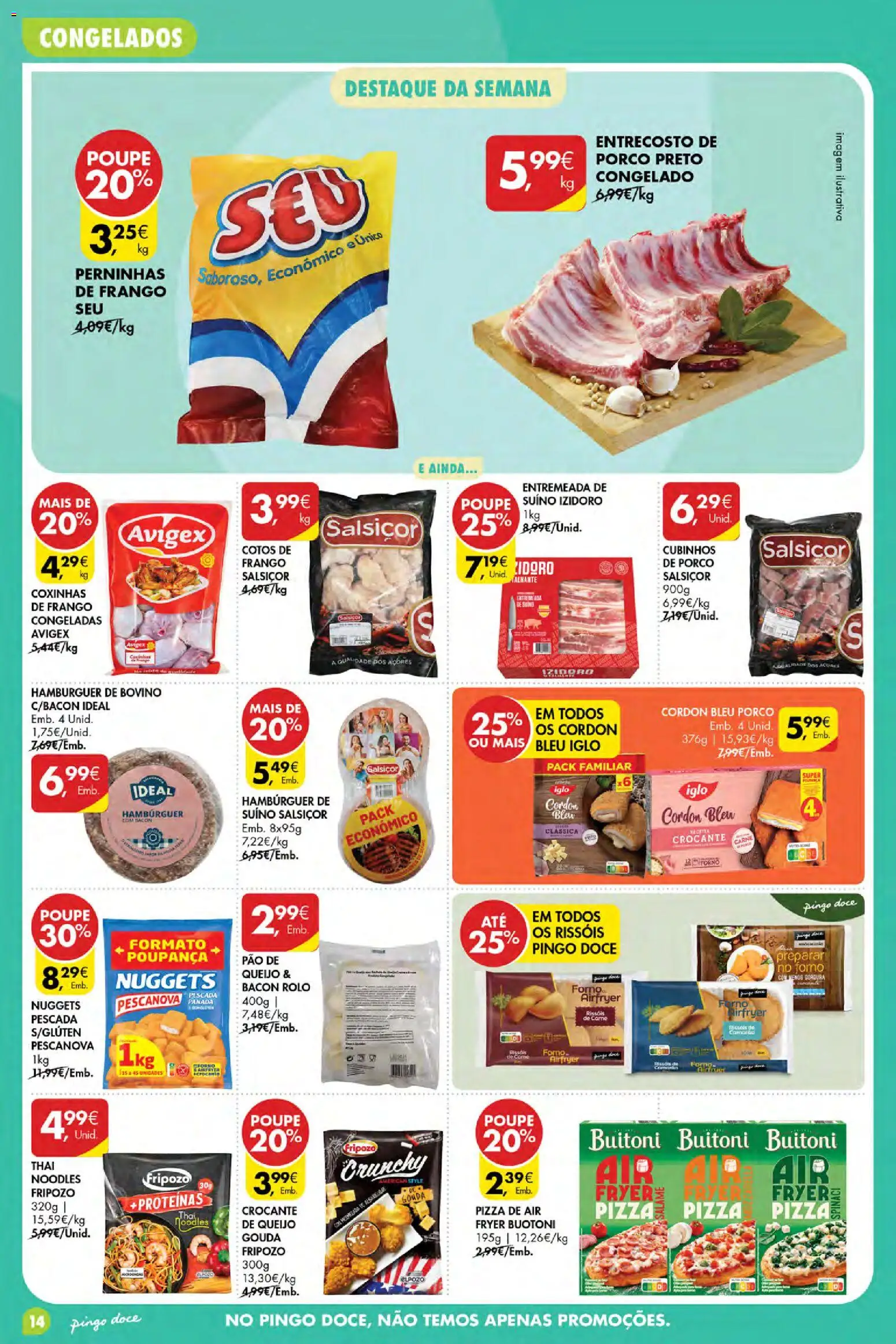 Pingo Doce Poupe Esta Semana Açores │ válido de 03/09/2026 | Página: 14 | Produtos: Bacon, Frango, Pescada, Hambúrguer
