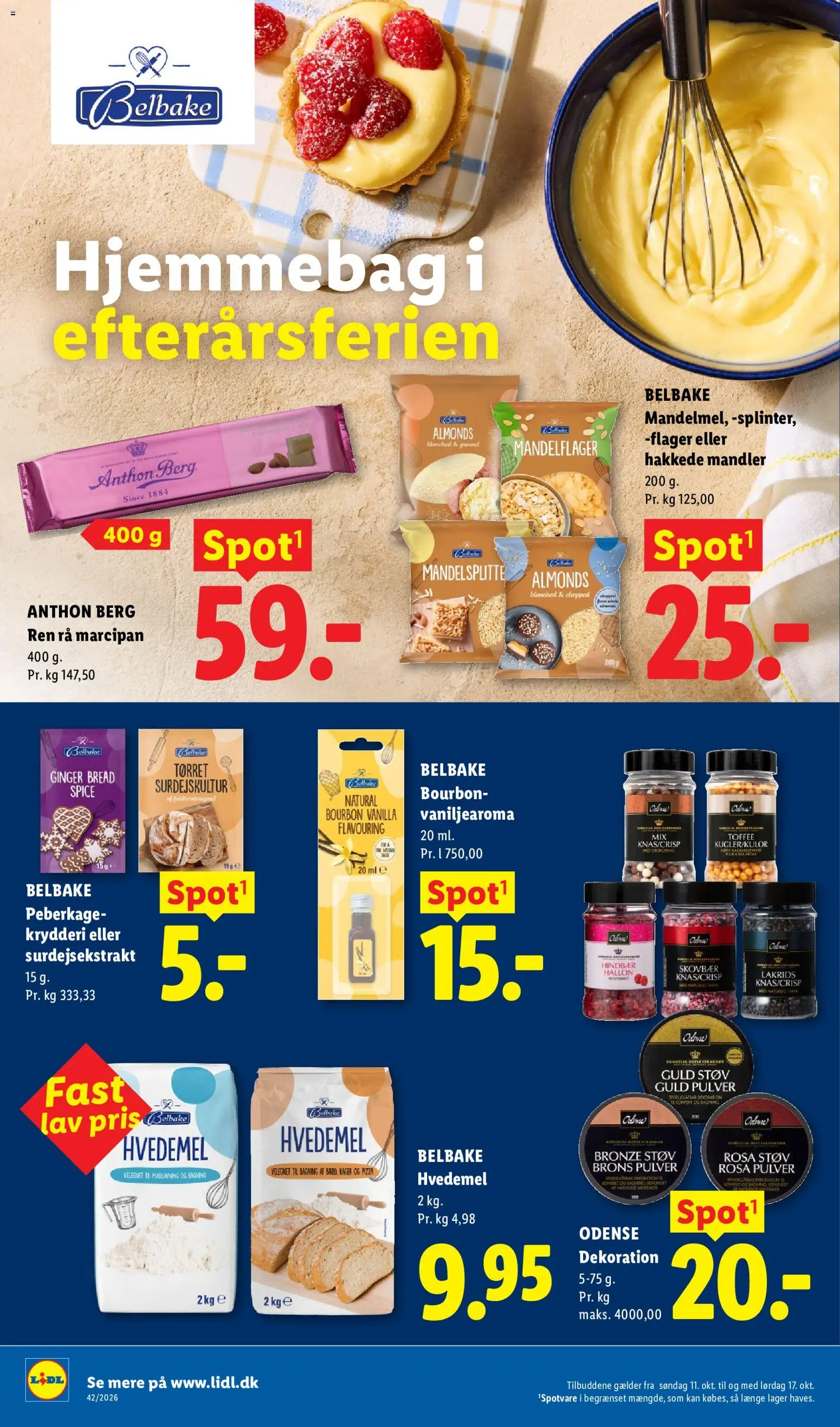 Lidl tilbudsavis – gyldig fra 11/10/2026 | Side: 19 | Produkter: Bourbon, Lakrids, Marcipan, Flager