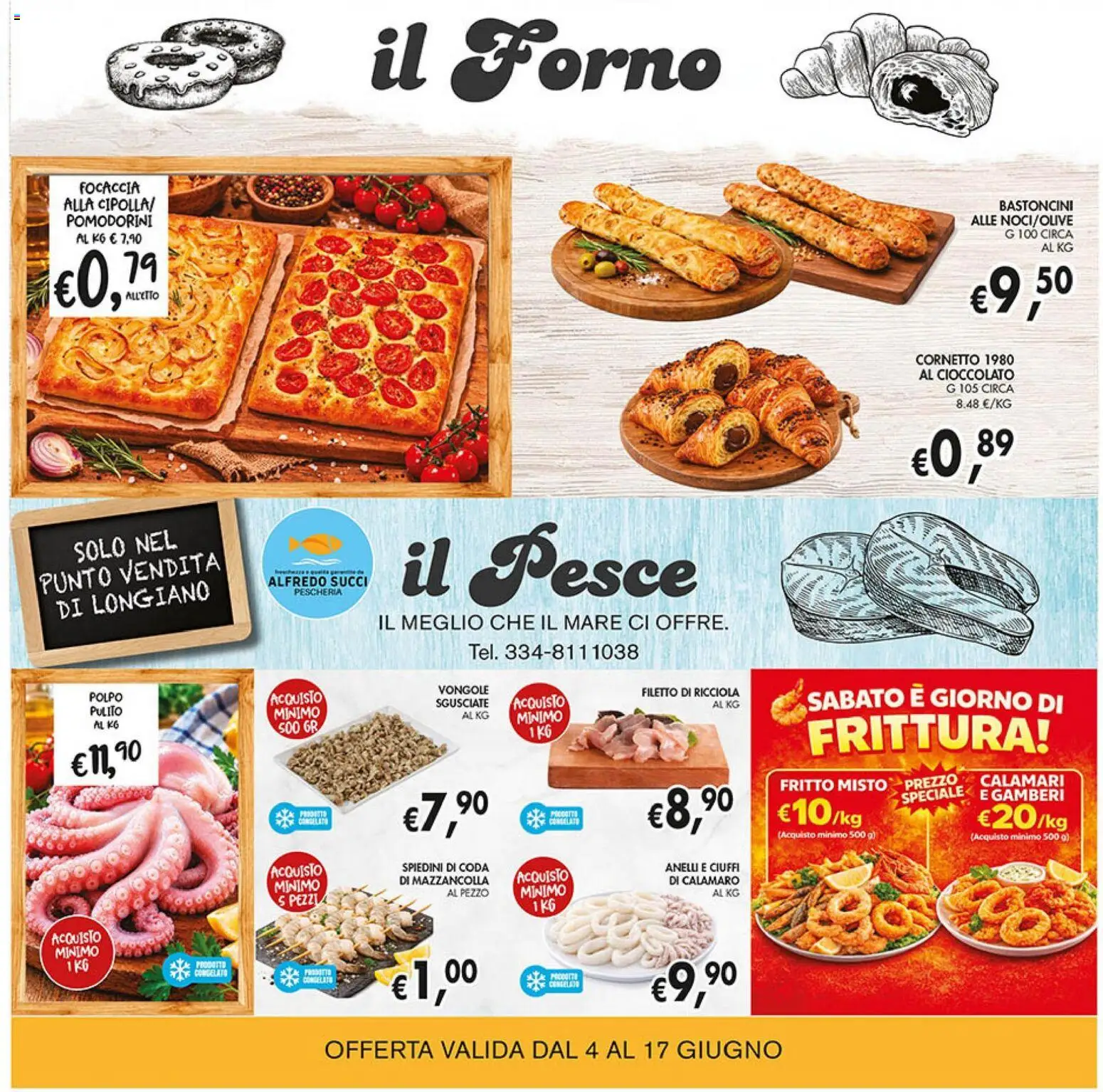 Volantino Coal del 04.06.2026 | Pagina: 8 | Prodotti: Polpo, Calamari, Il forno, Spiedini