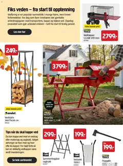 Forhåndsvisning av Jula kundeavis Utforsk vår høstkatalog 2026! gyldig fra 10/09/2026 | Side: 12 | Produkter: Kappsag, Motorsag, Ved, Vedkløyver