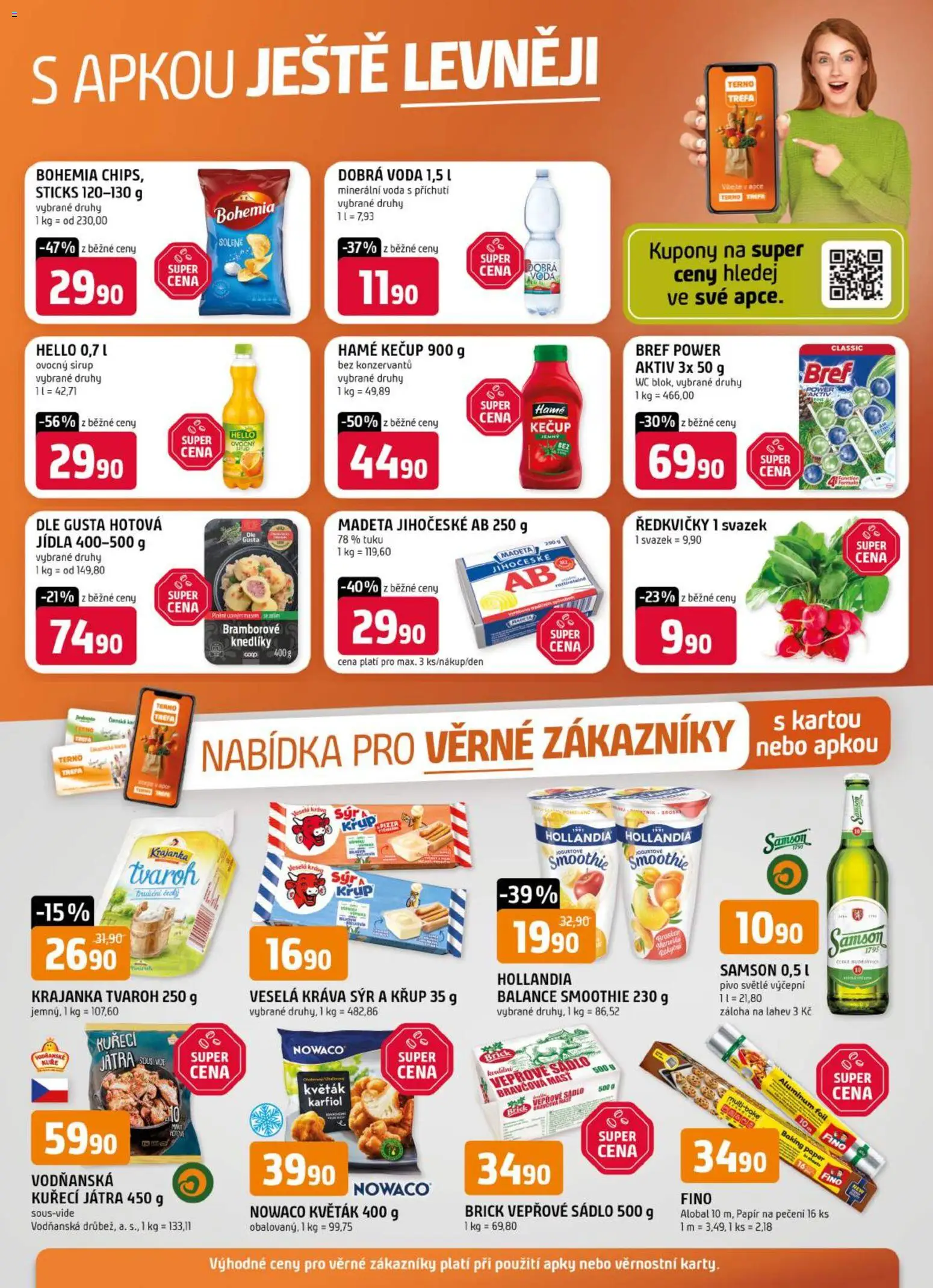 Trefa leták od 28.10.2026 | Strana: 12 | Produkty: Dobrá voda, Sous vide, Minerální voda, Játra