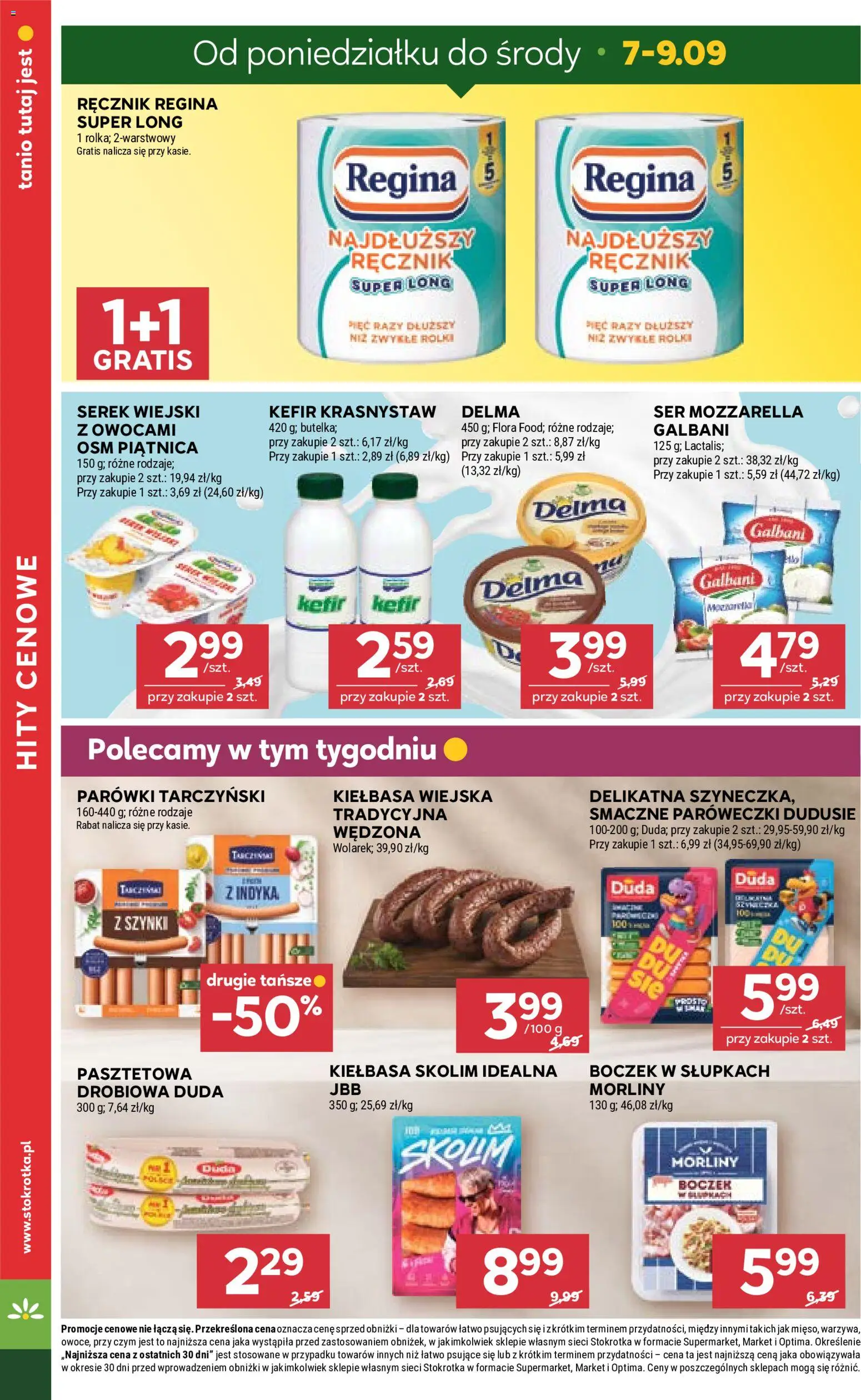 Stokrotka gazetka - Market od 03.09.2026 | Strona: 10 | Produkty: Kiełbasa, Stokrotka, Rolki, Boczek