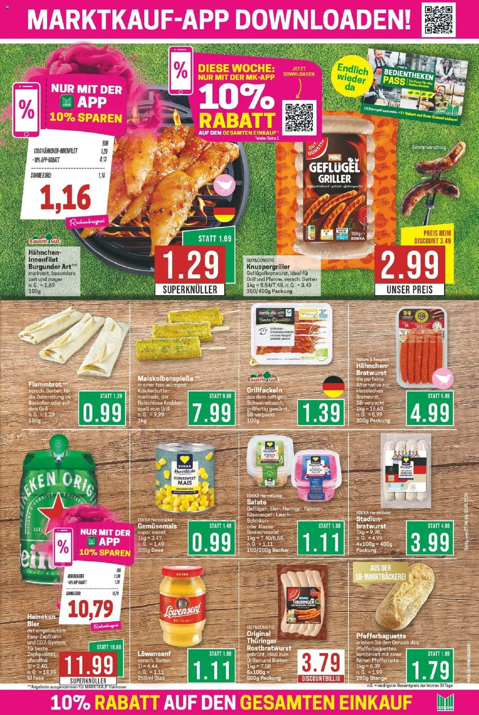 Marktkauf Prospekt Bad Salzuflen	 – gültig ab 27.04.2026 | Seite: 5 | Produkte: Bier, Bratwurst, Kräuterbutter, Griller