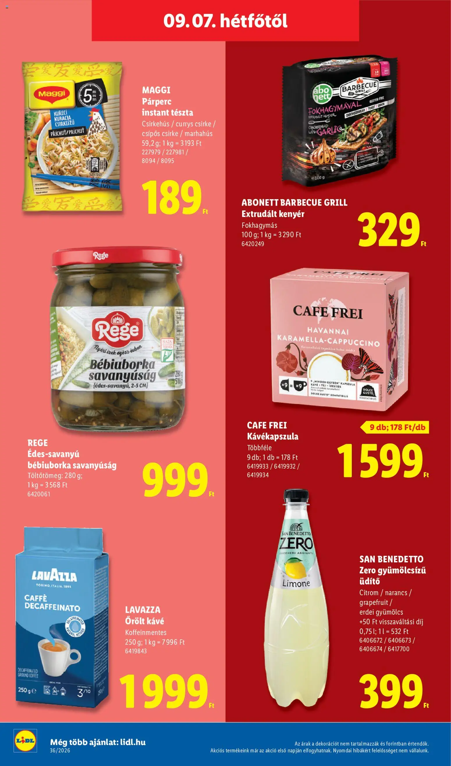 Lidl akciós ujság - amely érvényes a következő dátumtól: 2026.09.03. | Oldal: 66
