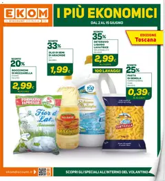Anteprima del volantino Ekom volantino Toscana valido a partire dal 02.06.2026