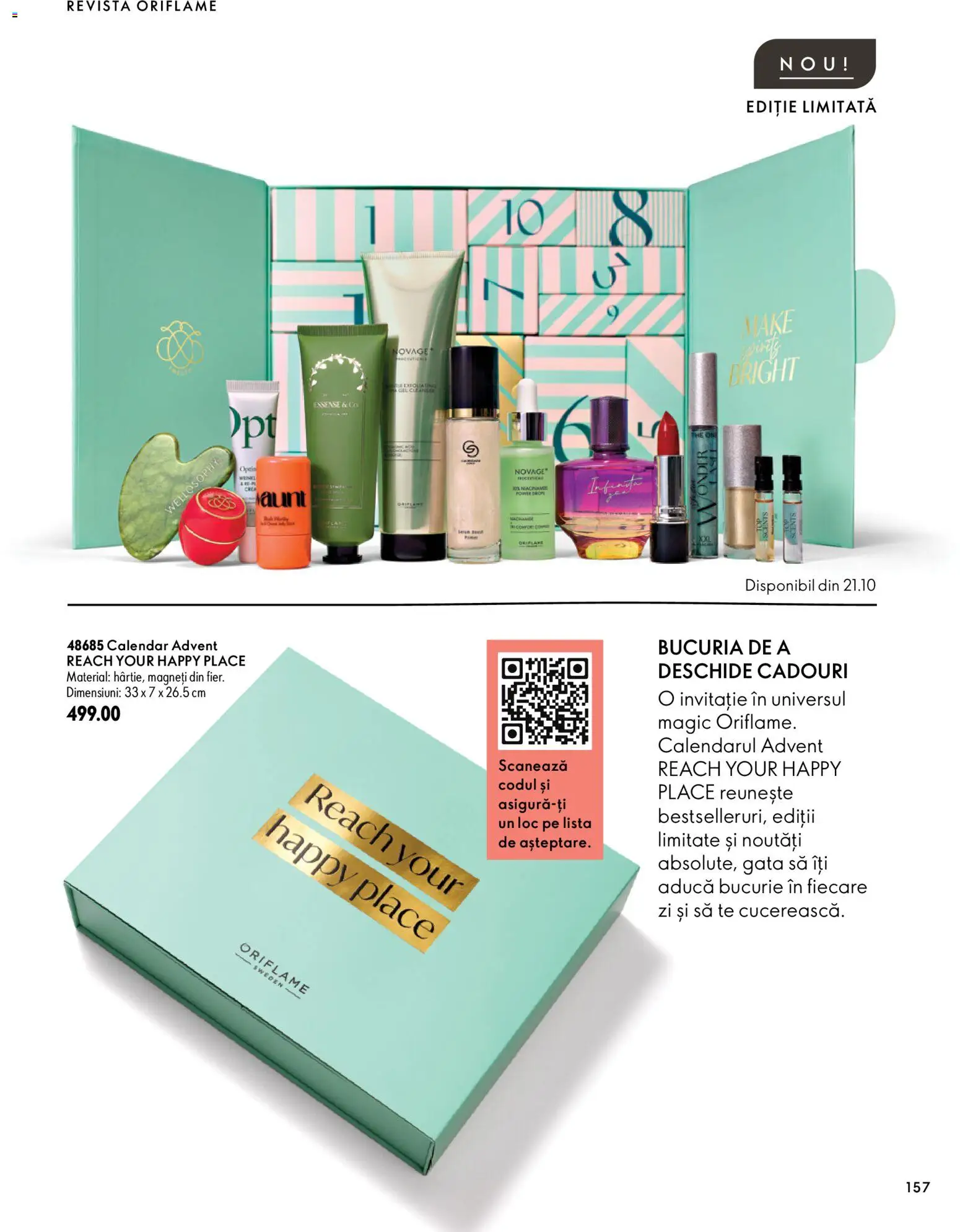 Noul catalog Oriflame – valabil de la 30.09.2026 | Pagină: 157 | Produse: Magic