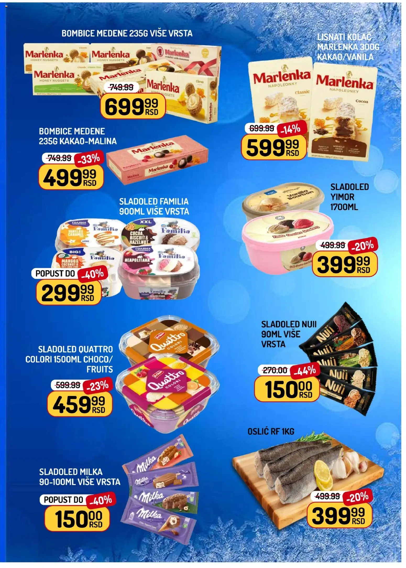 Aman katalog - važi od 10.07.2026 | Strana: 5 | Proizvode: Milka, Kolač, Sladoled, Oslić