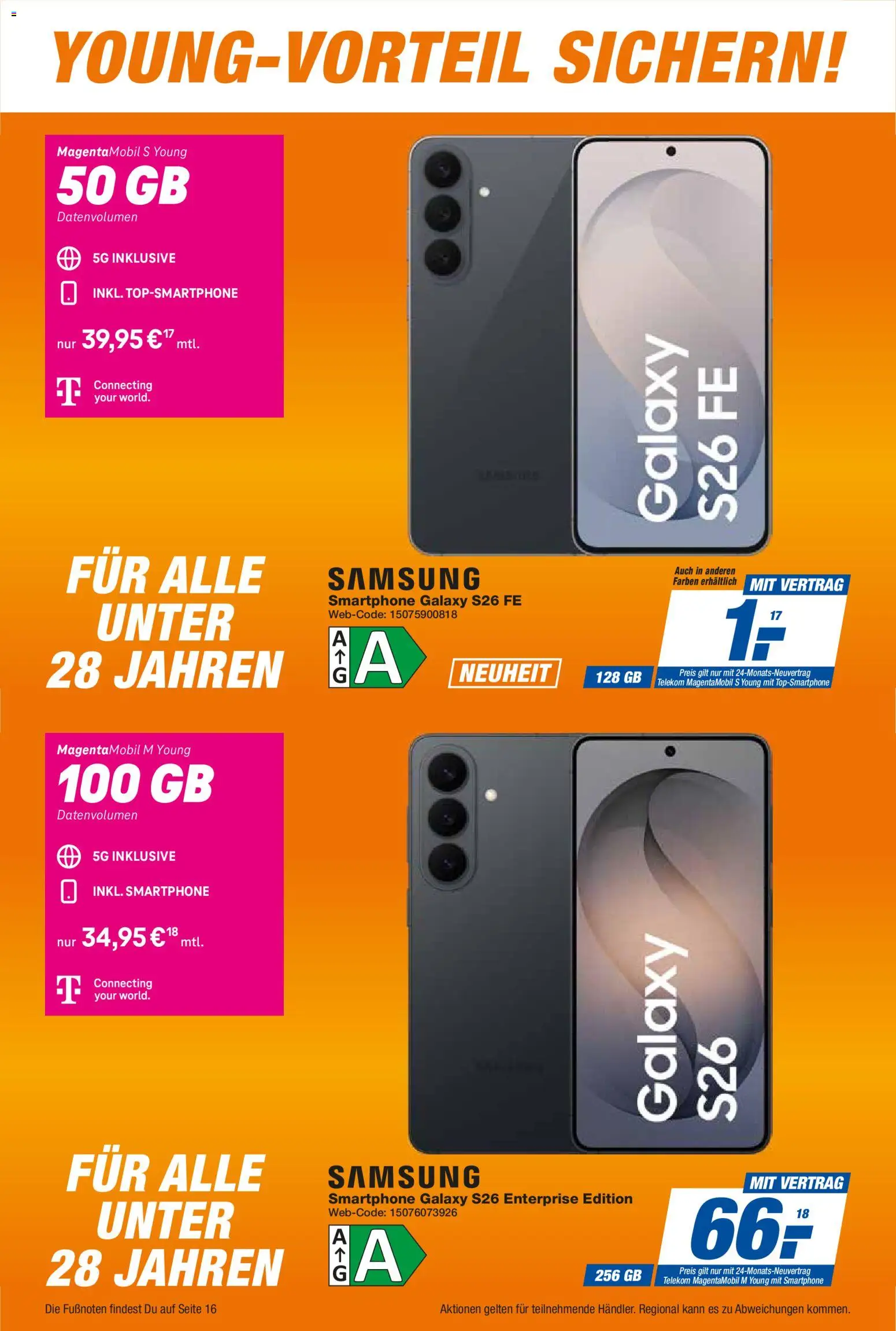 Expert Telekommunikations-Highlights im September – gültig ab 01.09.2026 | Seite: 2 | Produkte: Samsung, Smartphone
