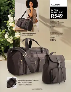 Avon specials catalogue – valid from 01.05.2026 | Page: 111 | Products: Backpack, Bag, Chocolate
