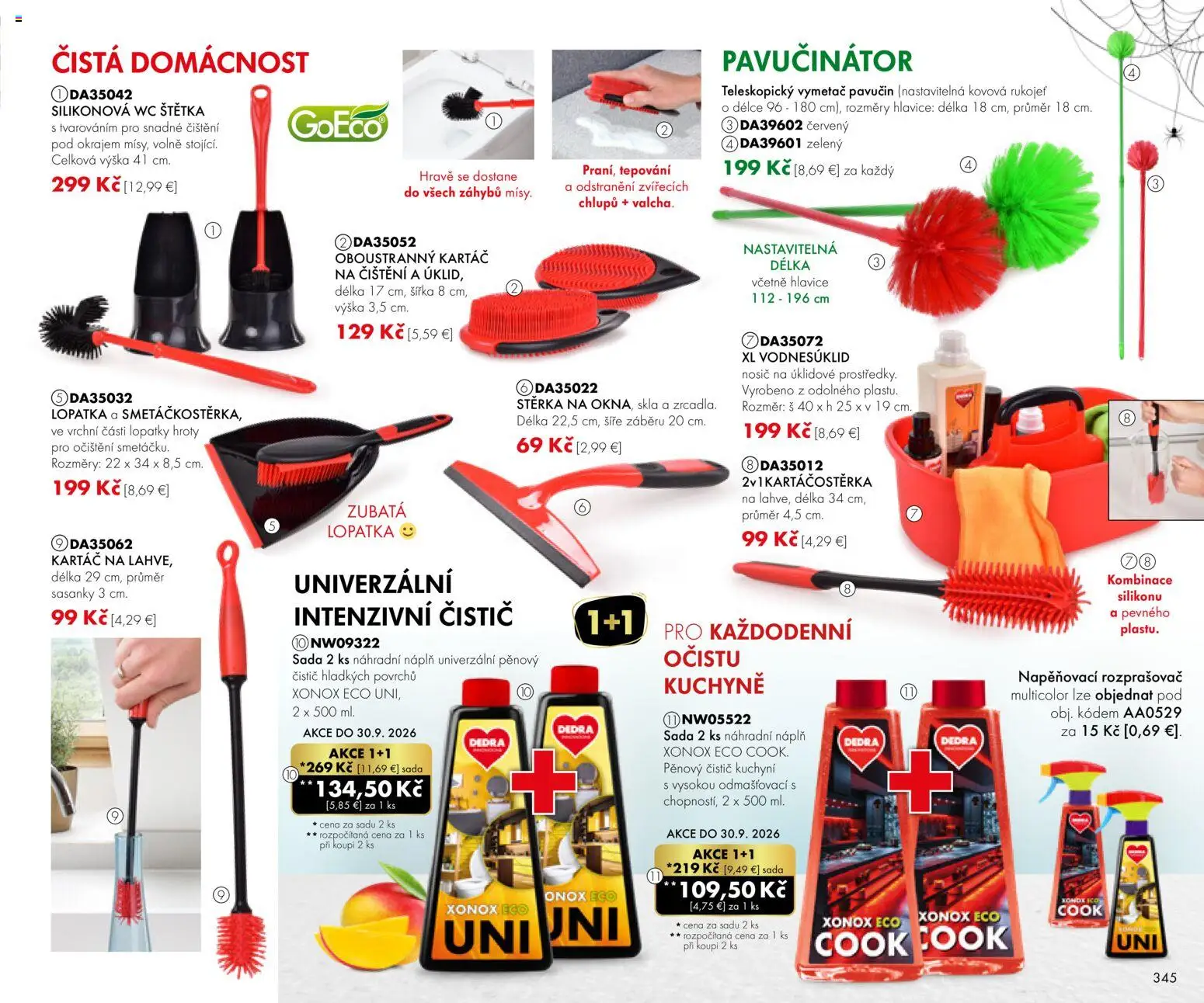 Nové Dedra akcie – leták je platný od 01.09.2026 | Strana: 45 | Produkty: Wc, Kuchyne
