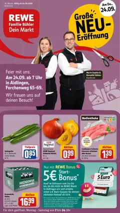 Rewe Prospekt Aidlingen ab 21.09.2026 gültig