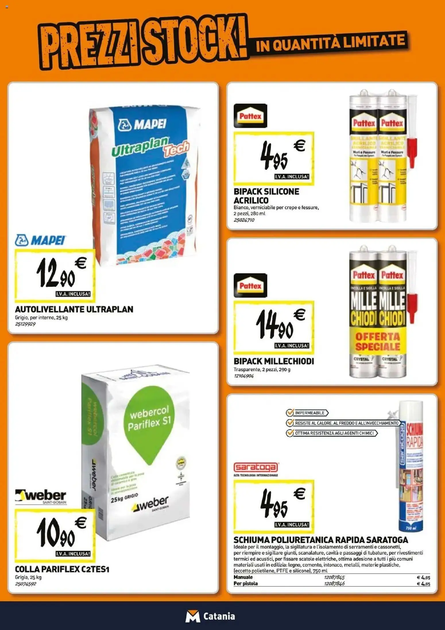 Volantino TECNOMAT del 27.05.2026 | Pagina: 13 | Prodotti: Colla, Chiodi, Silicone