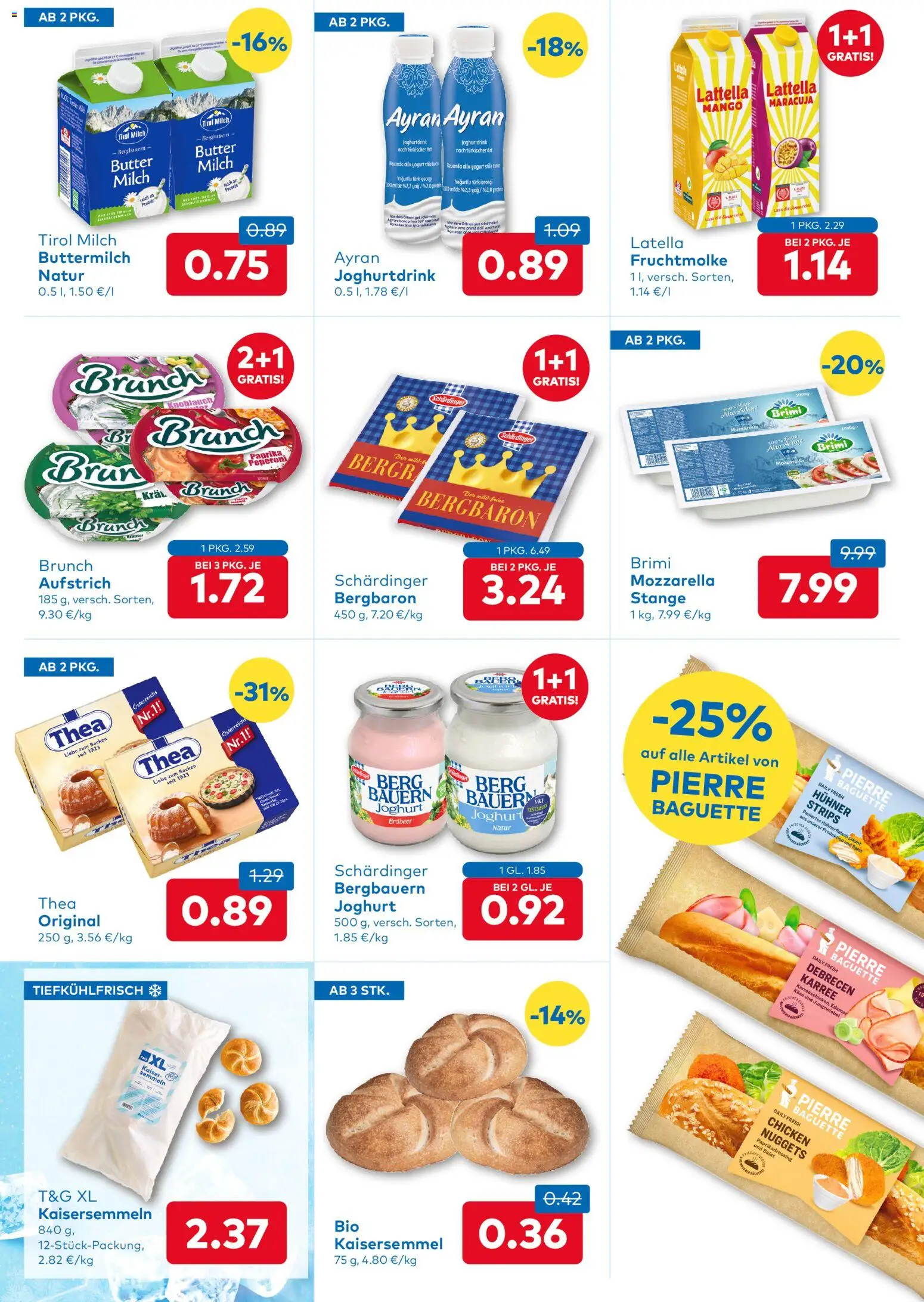 T&G Salzburg gültig ab 13.08.2026 | Seite: 3 | Produkte: Mango, Knoblauch, Milch, Joghurt