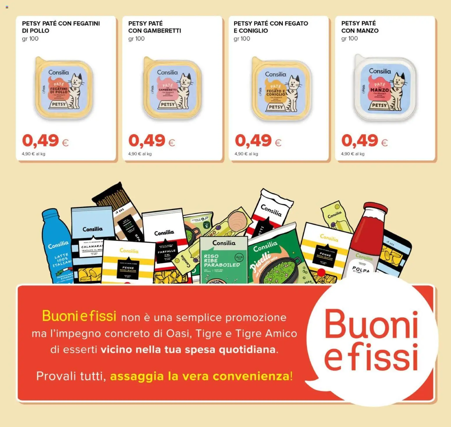Volantino Oasi del 23.04.2026 | Pagina: 30 | Prodotti: Pollo, Manzo, Latte, Piselli
