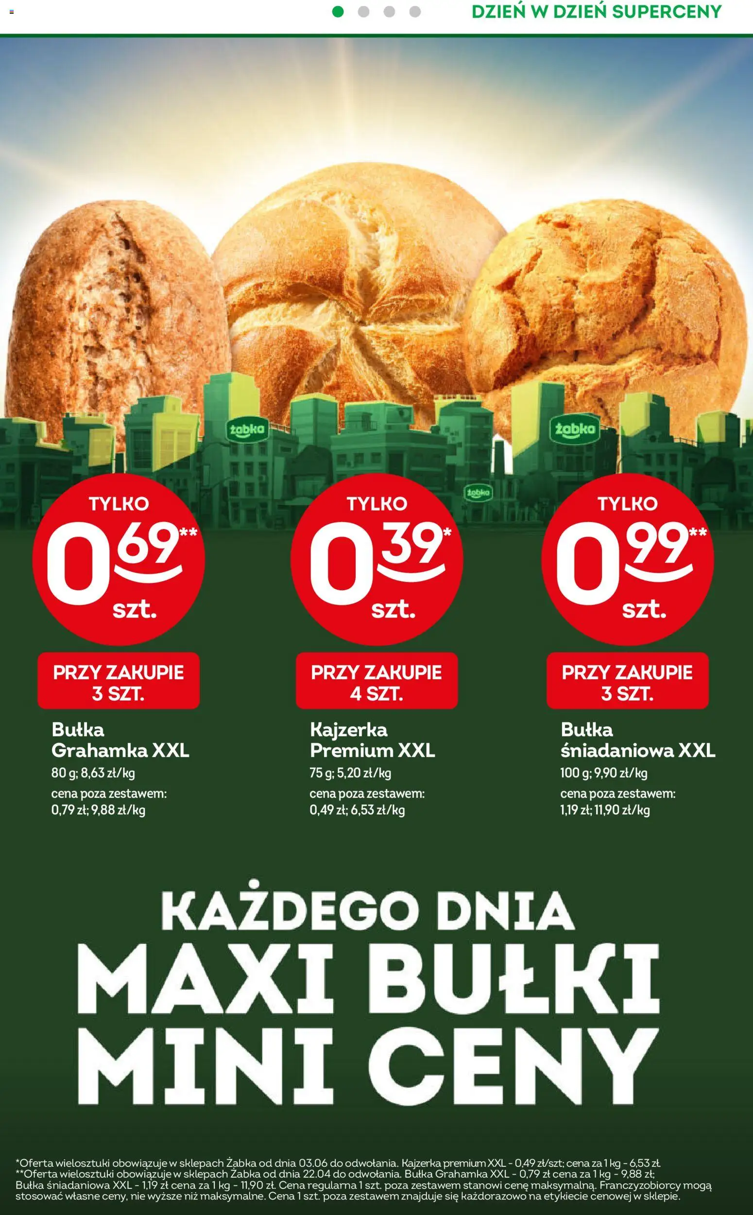 Żabka gazetka - Codzienne produkty od 01.07.2026 | Strona: 2 | Produkty: Bułka