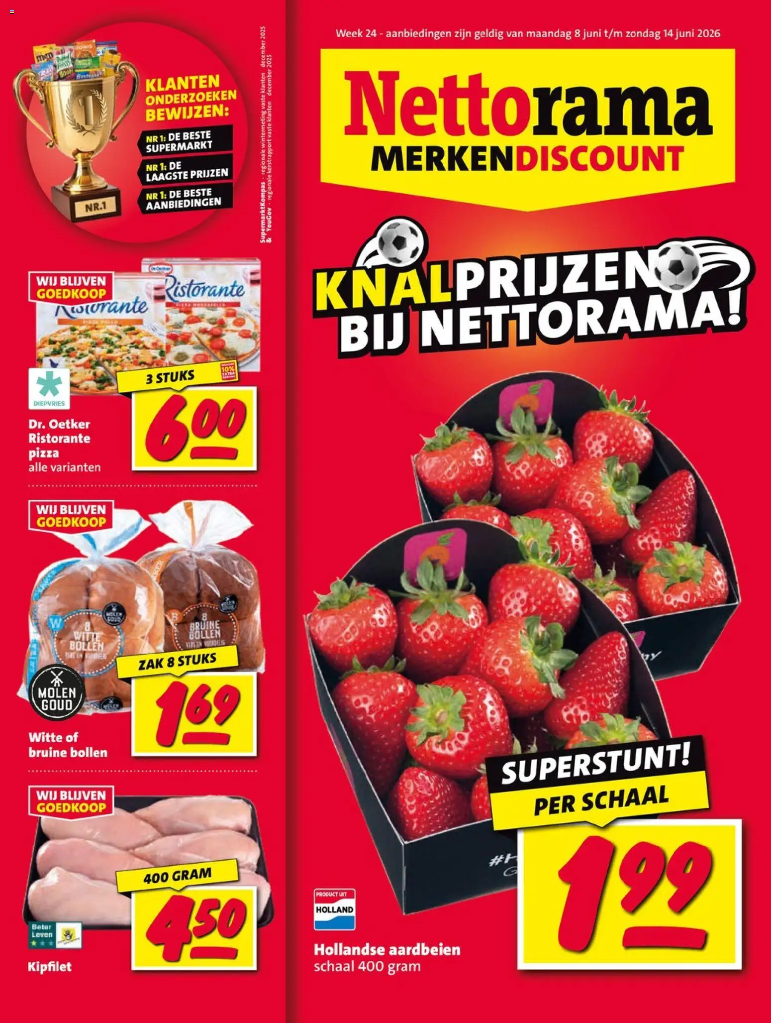 {H1} | Pagina: 1 | Producten: Pizza, Aardbeien, Schaal, Zak