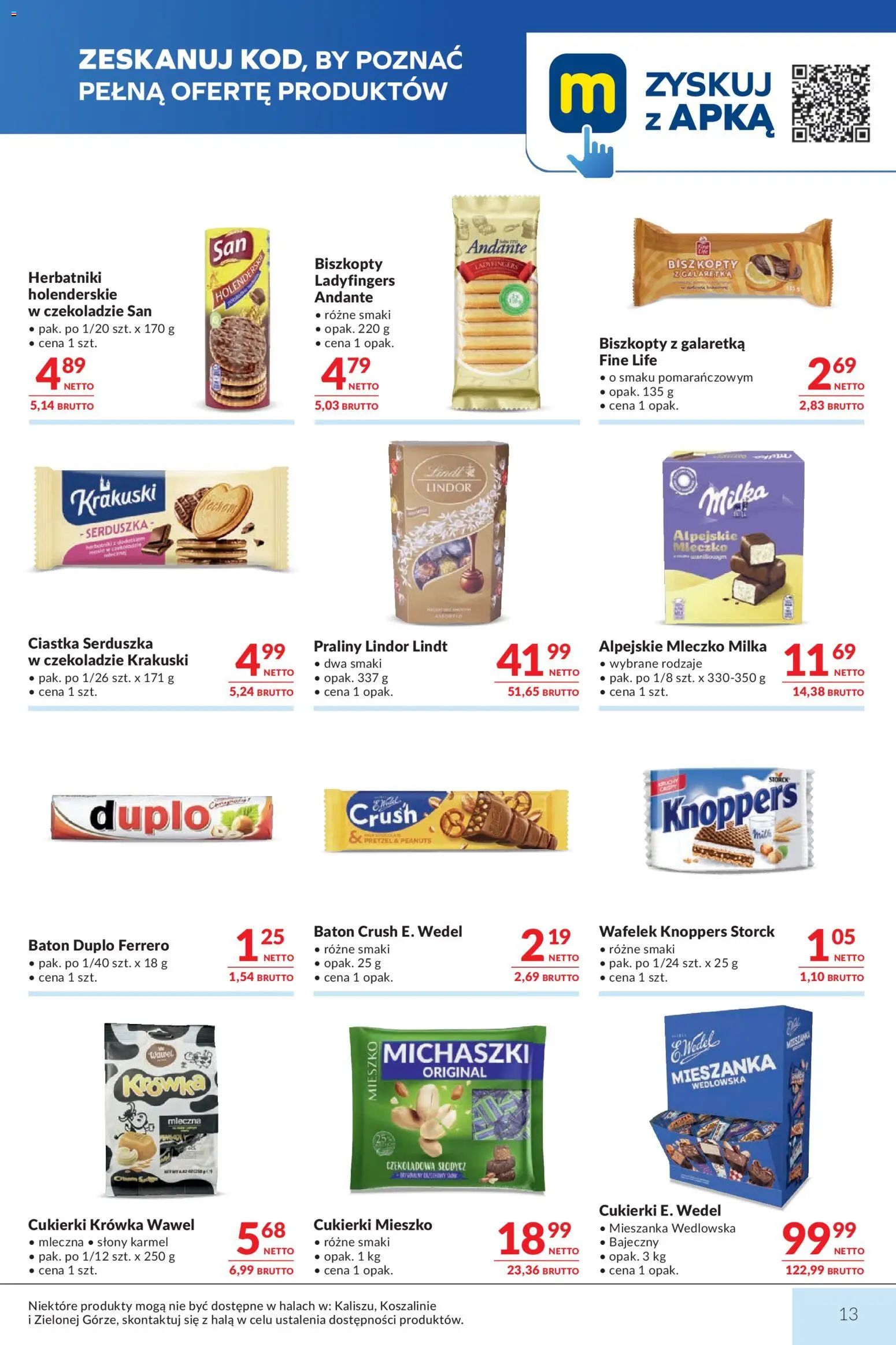 Makro gazetka od 13.10.2026 | Strona: 13 | Produkty: Krowka, Milka, Baton, Ciastka