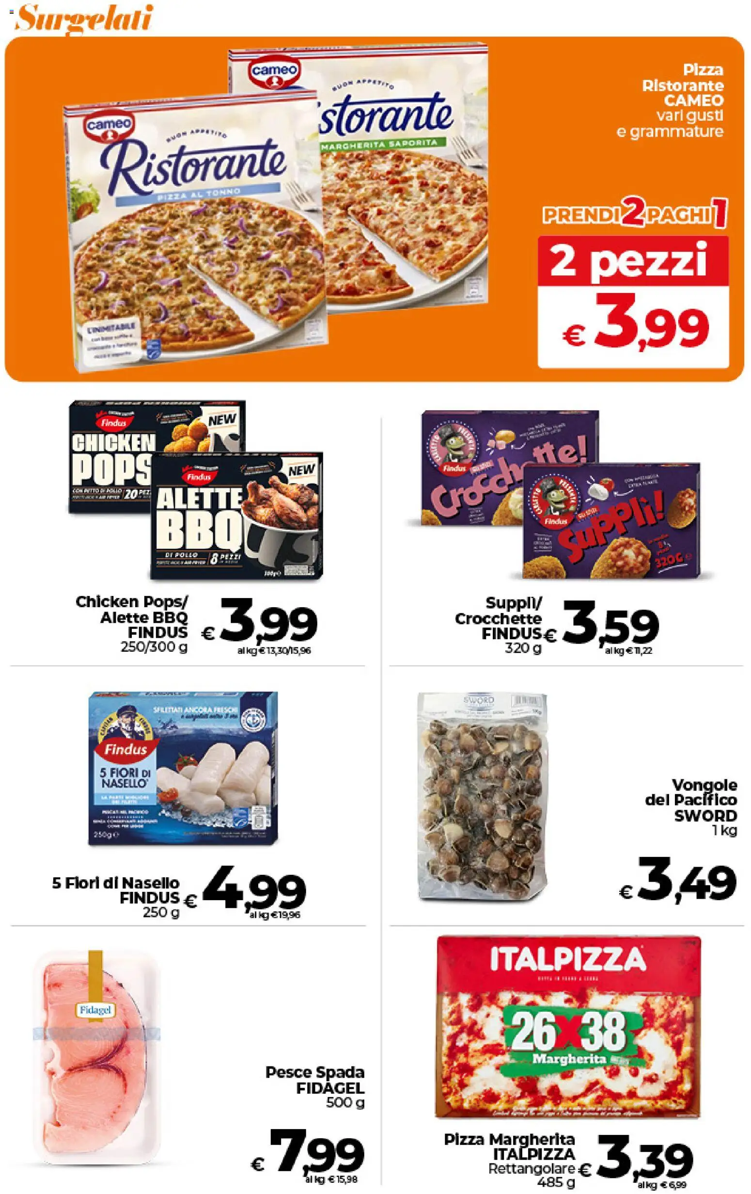 Volantino Ipercoop del 09.06.2026 | Pagina: 27 | Prodotti: Pesce, Vongole, Crocchette, Tonno