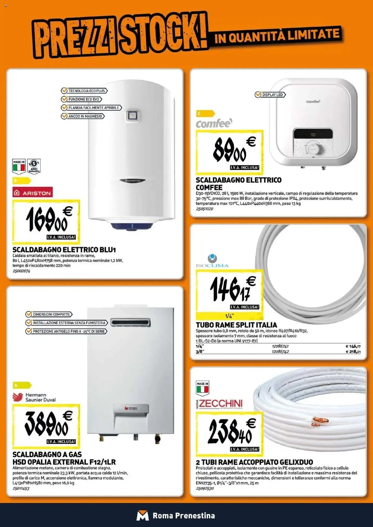 Volantino TECNOMAT del 30/07/2026 | Pagina: 7 | Prodotti: Acqua, Tubo, Rame, Pellicola