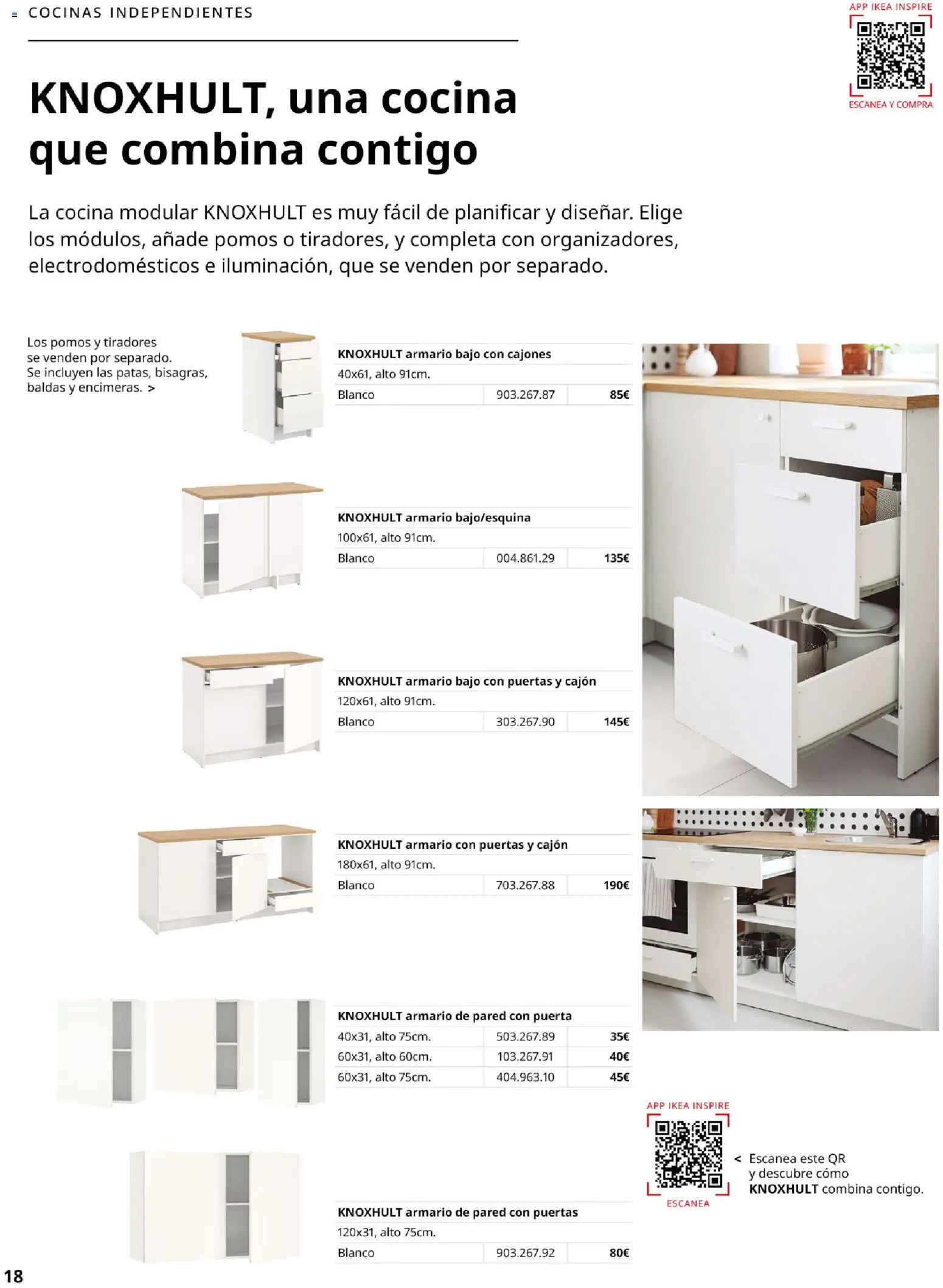 Catálogo IKEA Cocinas │ válido desde el 01/02/2026 | Página: 18 | Productos: Cocina, Armario, Puertas
