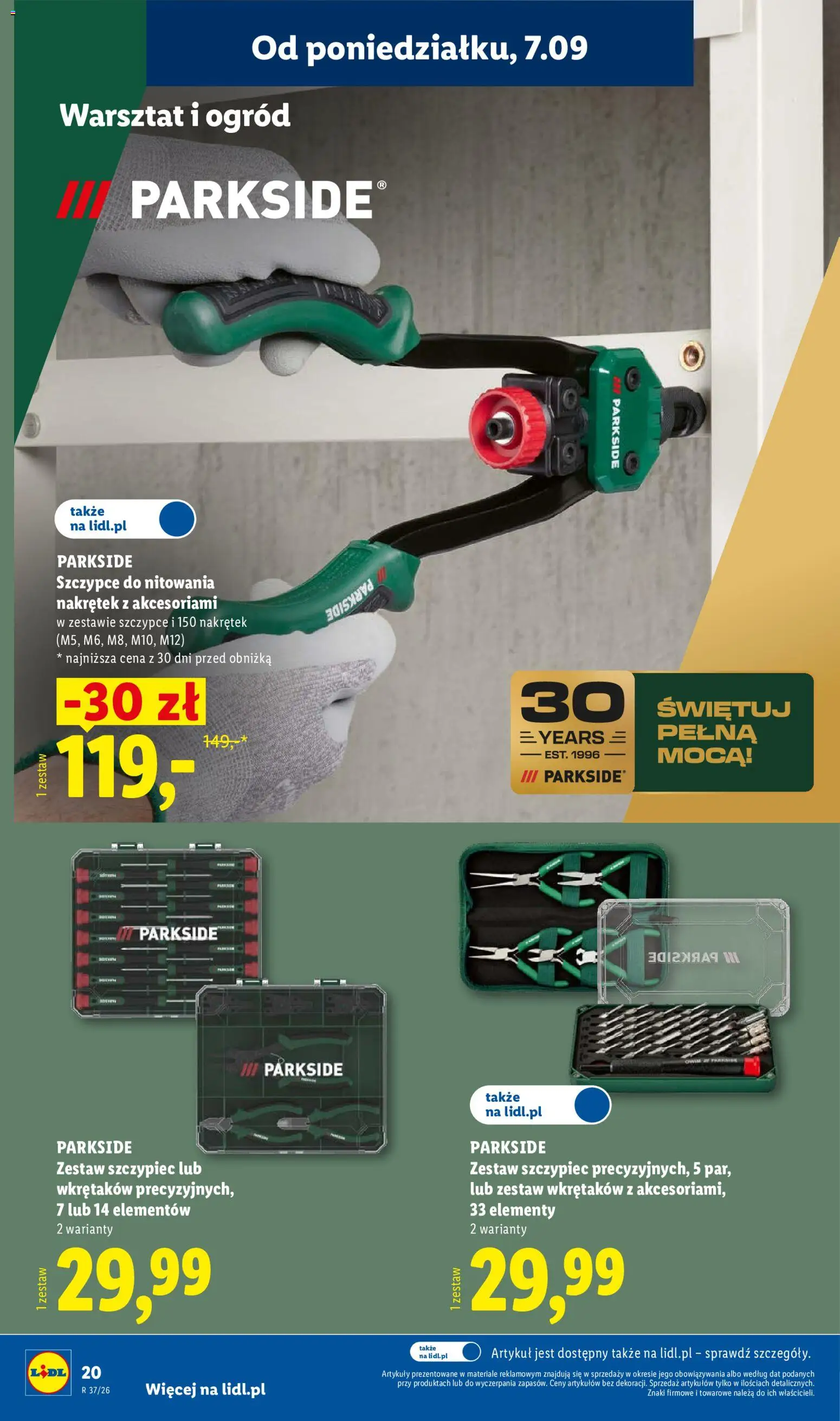 Lidl Polsko katalog od 07.09.2026 | Strana: 24 | Produkty: Parkside
