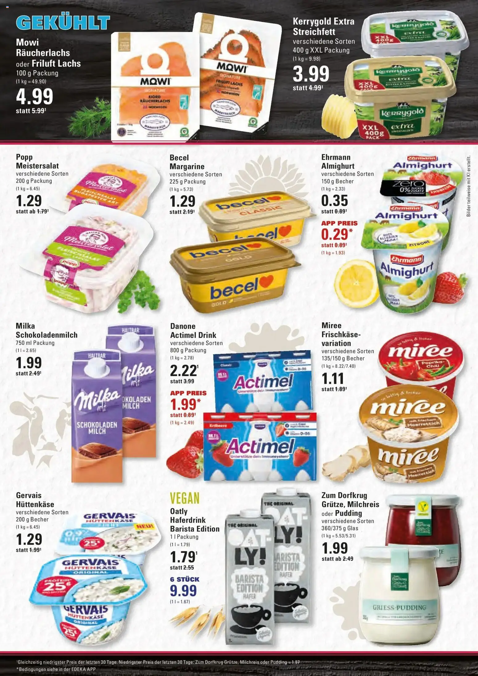 Edeka Prospekt Stade (ab 28.09.2026) » Angebote Online | Seite: 8 | Produkte: Haferdrink, Lachs, Hüttenkäse, Frischkase
