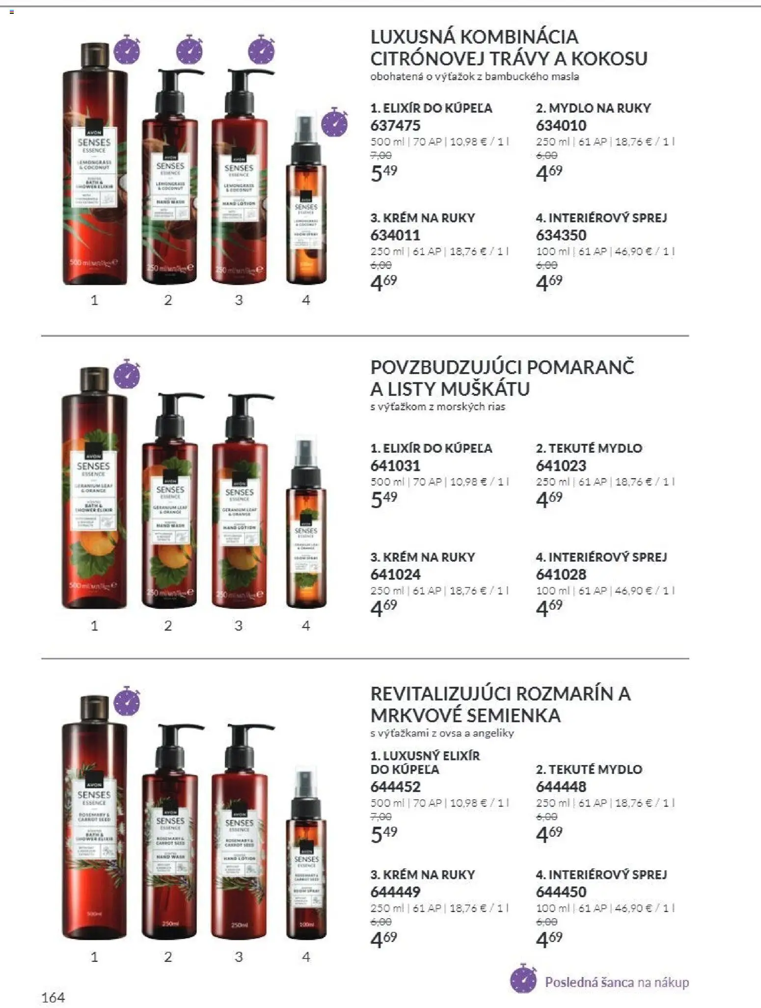 Nové Avon akcie – leták je platný od 01.11.2026 | Strana: 164 | Produkty: Krém na ruky, Mydlo, Krém