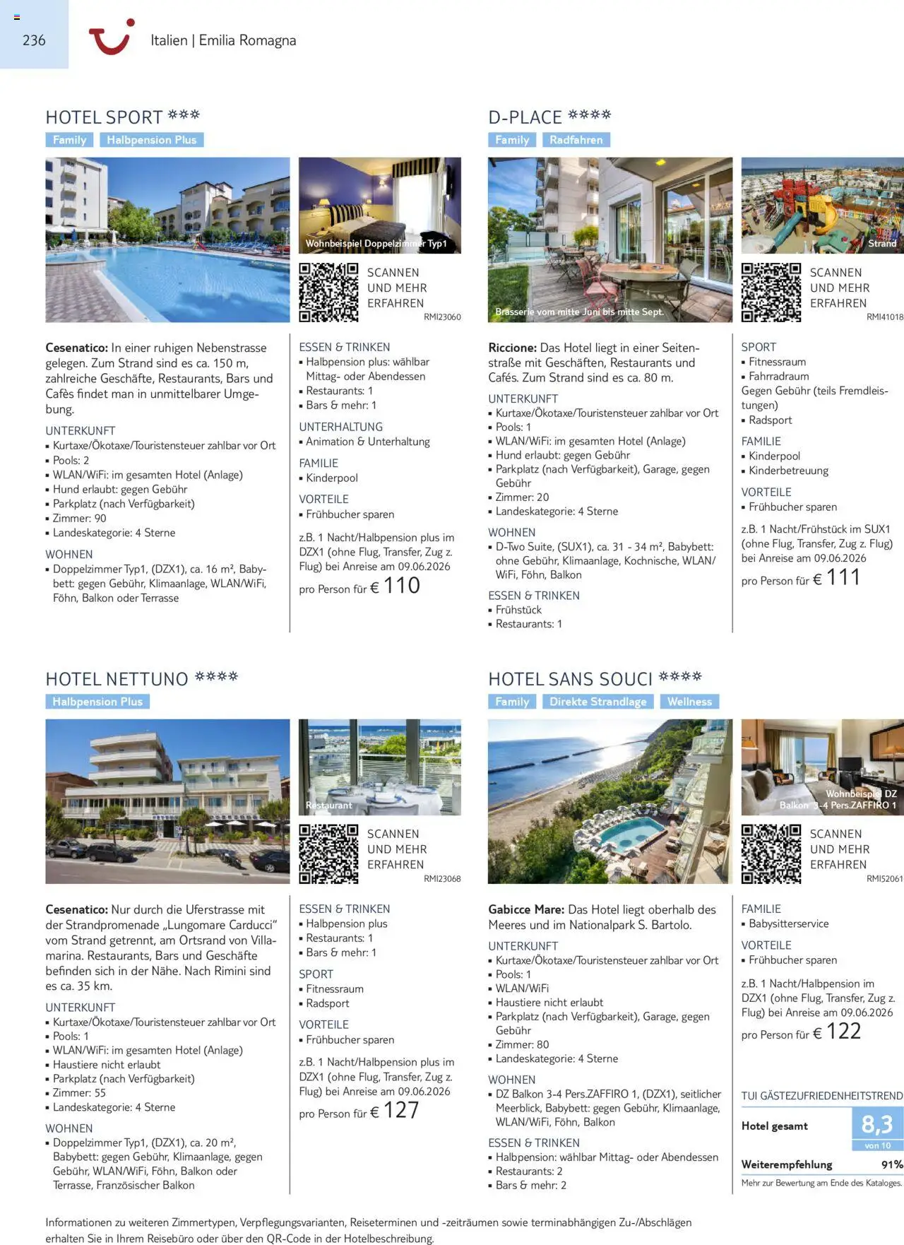 Aida - Urlaub mit eigener Anreise  – gültig ab 01.11.2025 | Seite: 236 | Produkte: Bett, Babybett