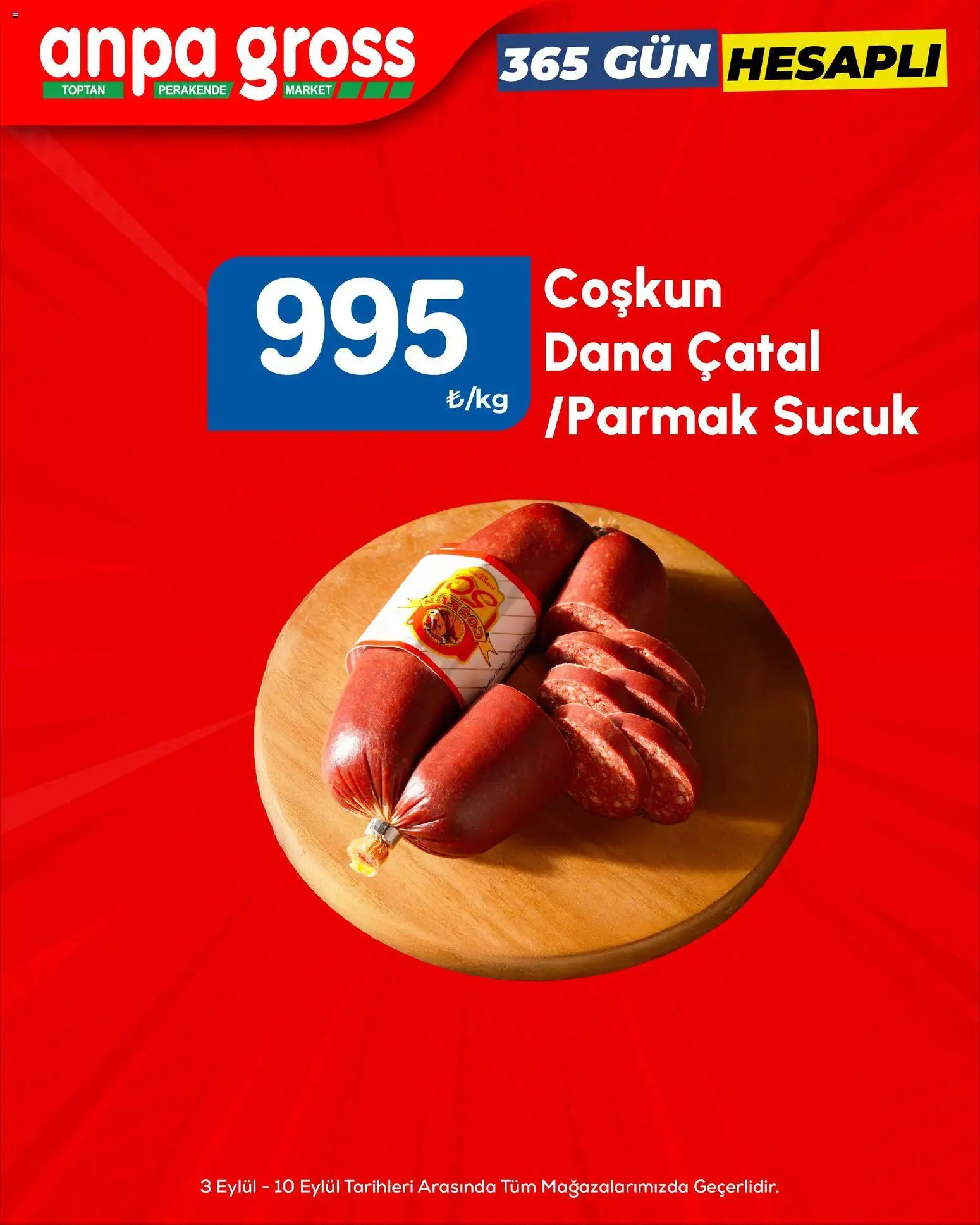 Anpa Gross Katalog - 03 Eylül 2026 tarihinden itibaren geçerlidir | Sayfa: 7 | Ürünler: Çatal, Sucuk
