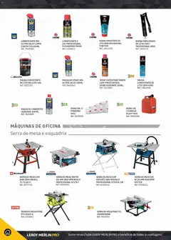 Pré-visualização Leroy Merlin Catálogo Pro válido de 09/06/2026 | Página: 324 | Produtos: Bancada, Graxa, Mesa, Massa