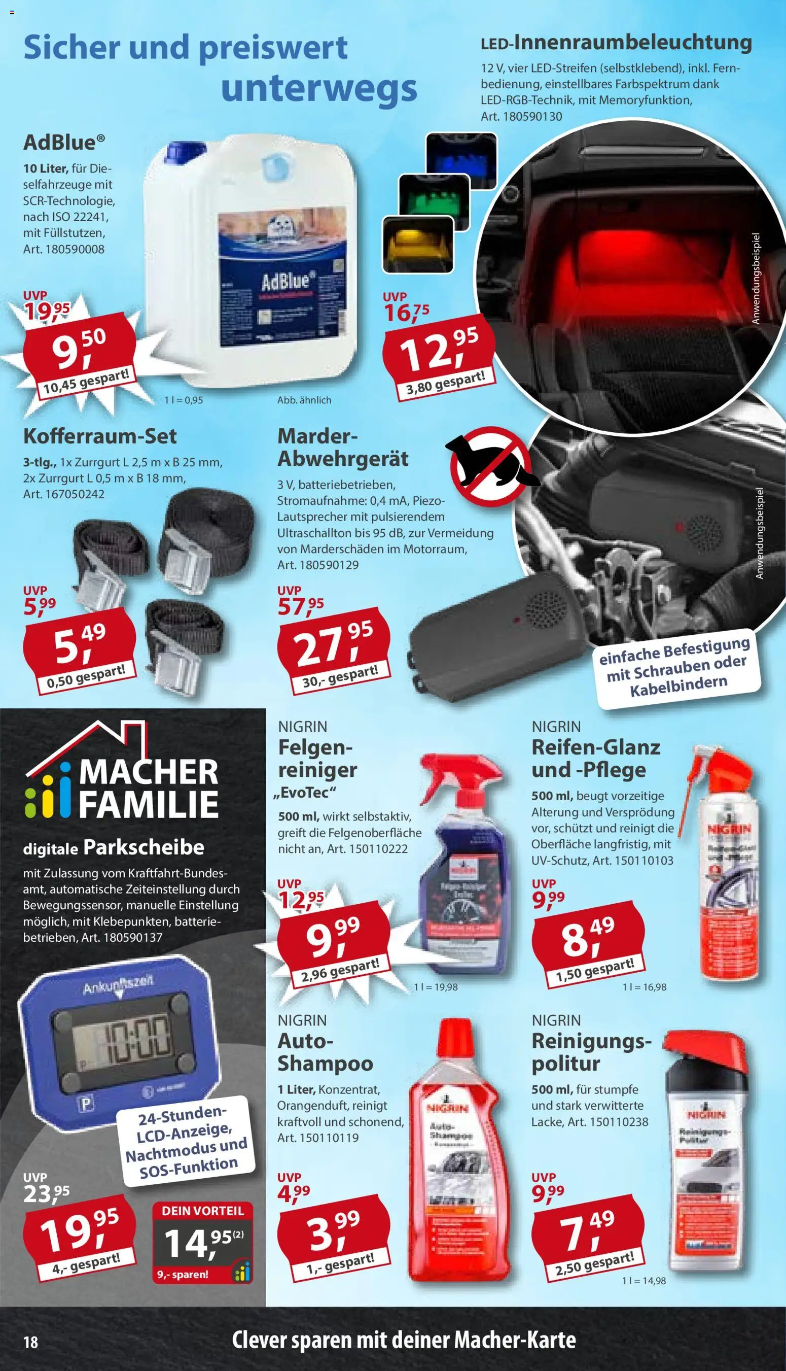 Sonderpreis Baumarkt Prospekt – gültig ab 06.06.2026 | Seite: 18 | Produkte: Lautsprecher, Batterie, Shampoo