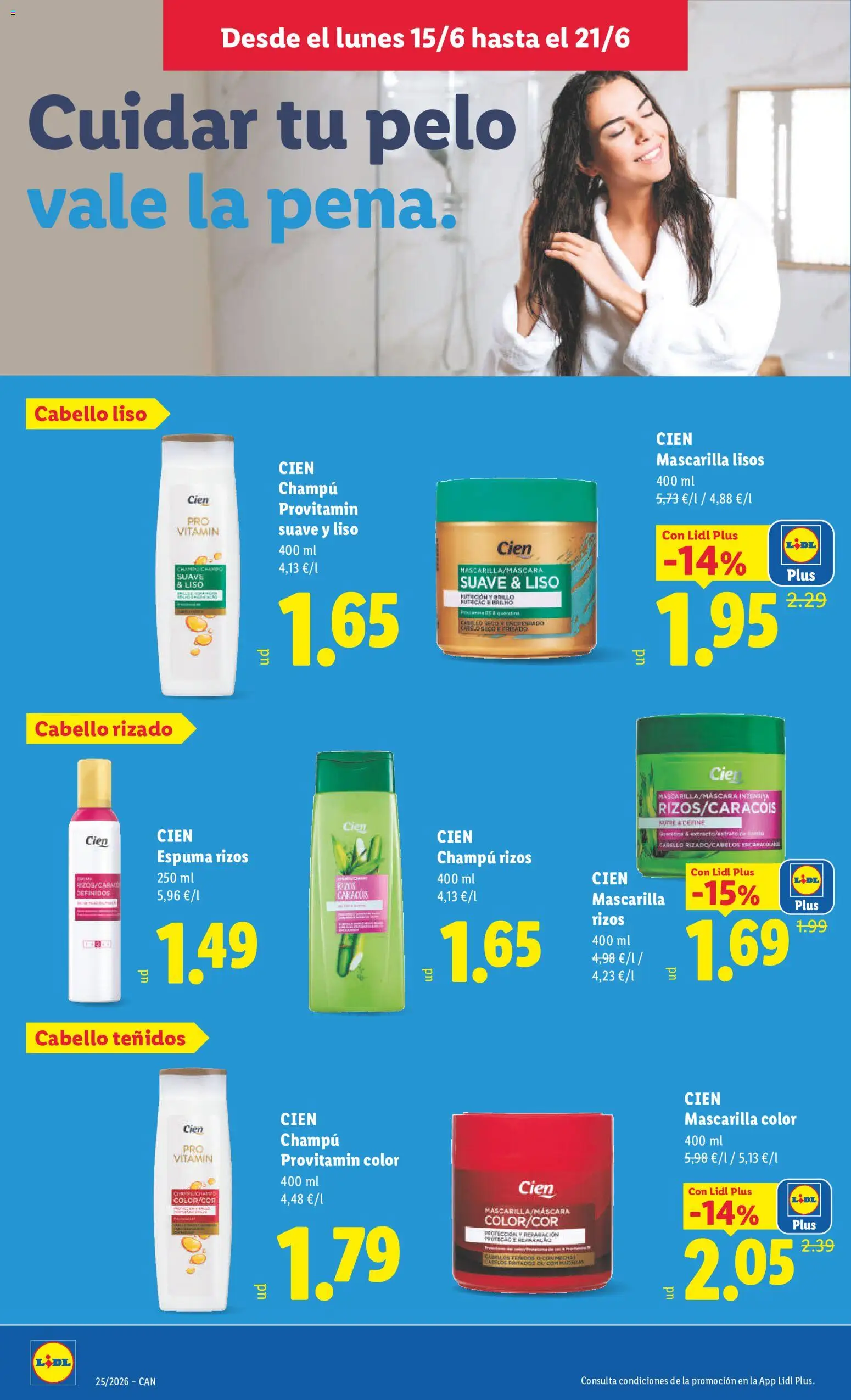 Lidl folleto Canarias │ válido desde el 15.06.2026 | Página: 32 | Productos: Champú, Mousse