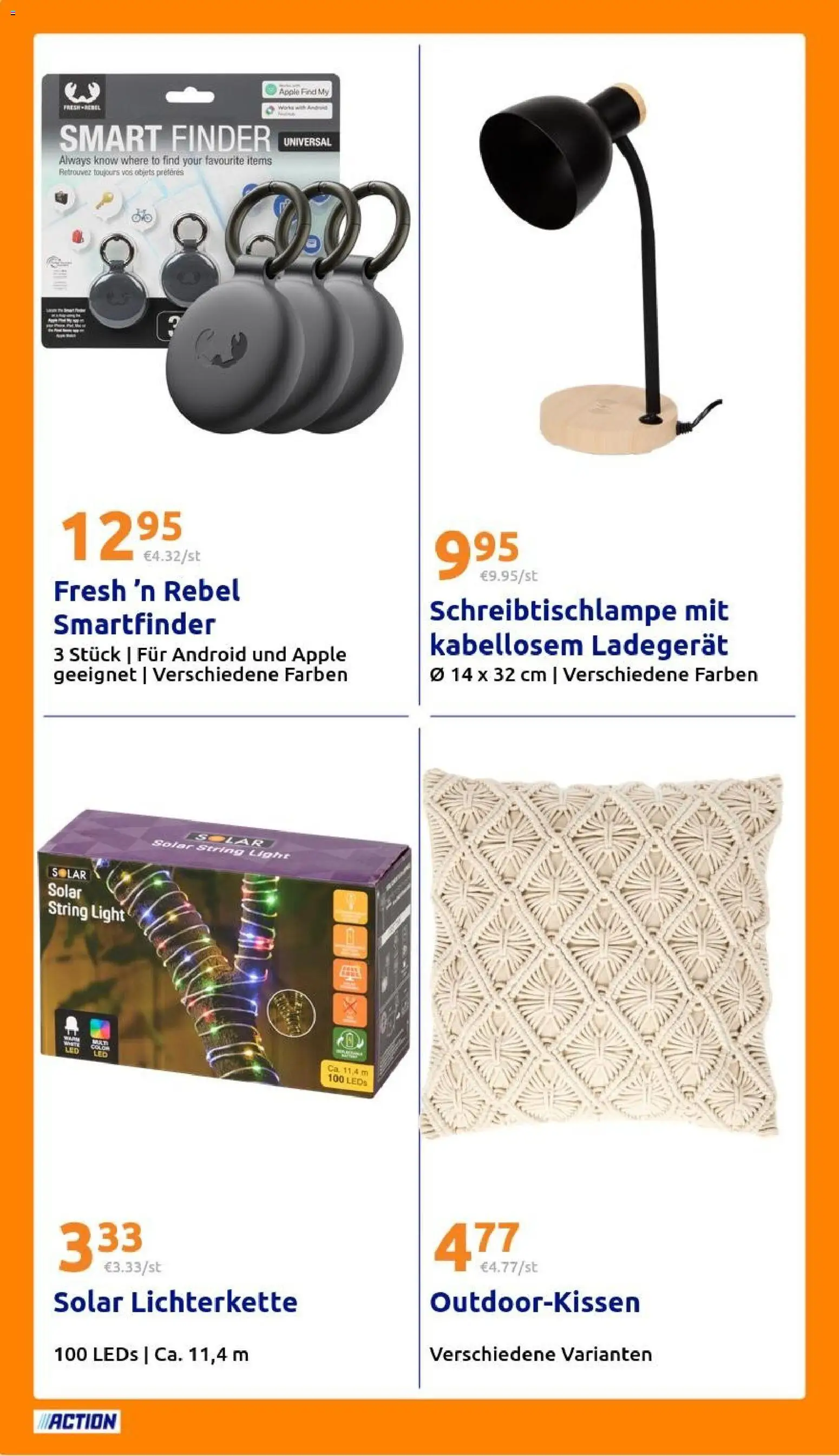 Action Prospekt – gültig ab 10.06.2026 | Seite: 20 | Produkte: String, Schreibtischlampe, Apple, Ladegerät