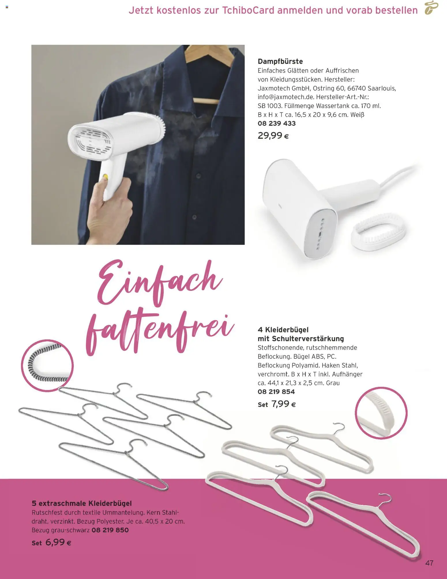 Tchibo Eduscho - Katalog August 2026 gültig ab 01.08.2026 | Seite: 47