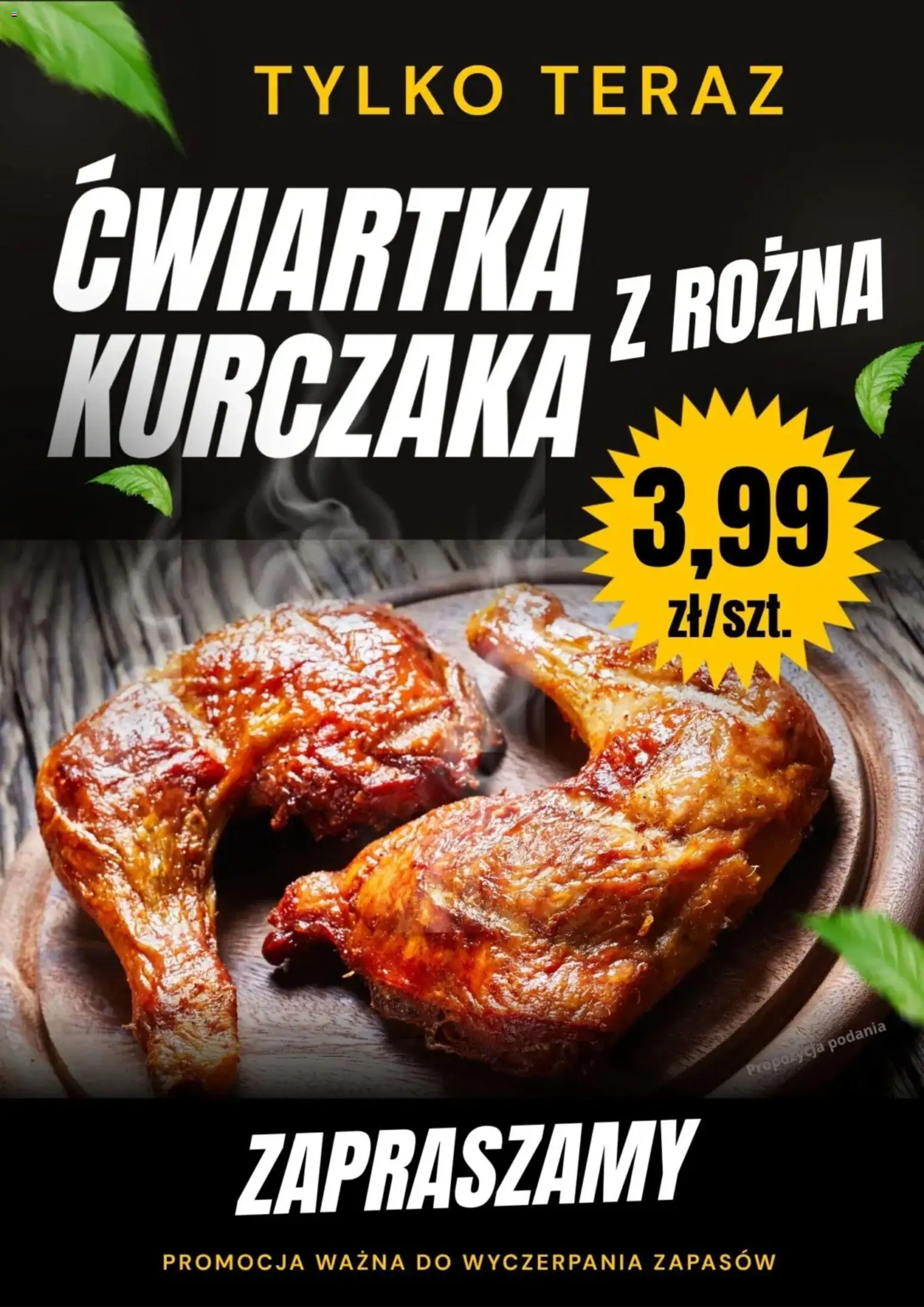 Prim Market Promocja - Ćwiartka Kurczaka Z Rożna od 26.01.2026 | Strona: 1