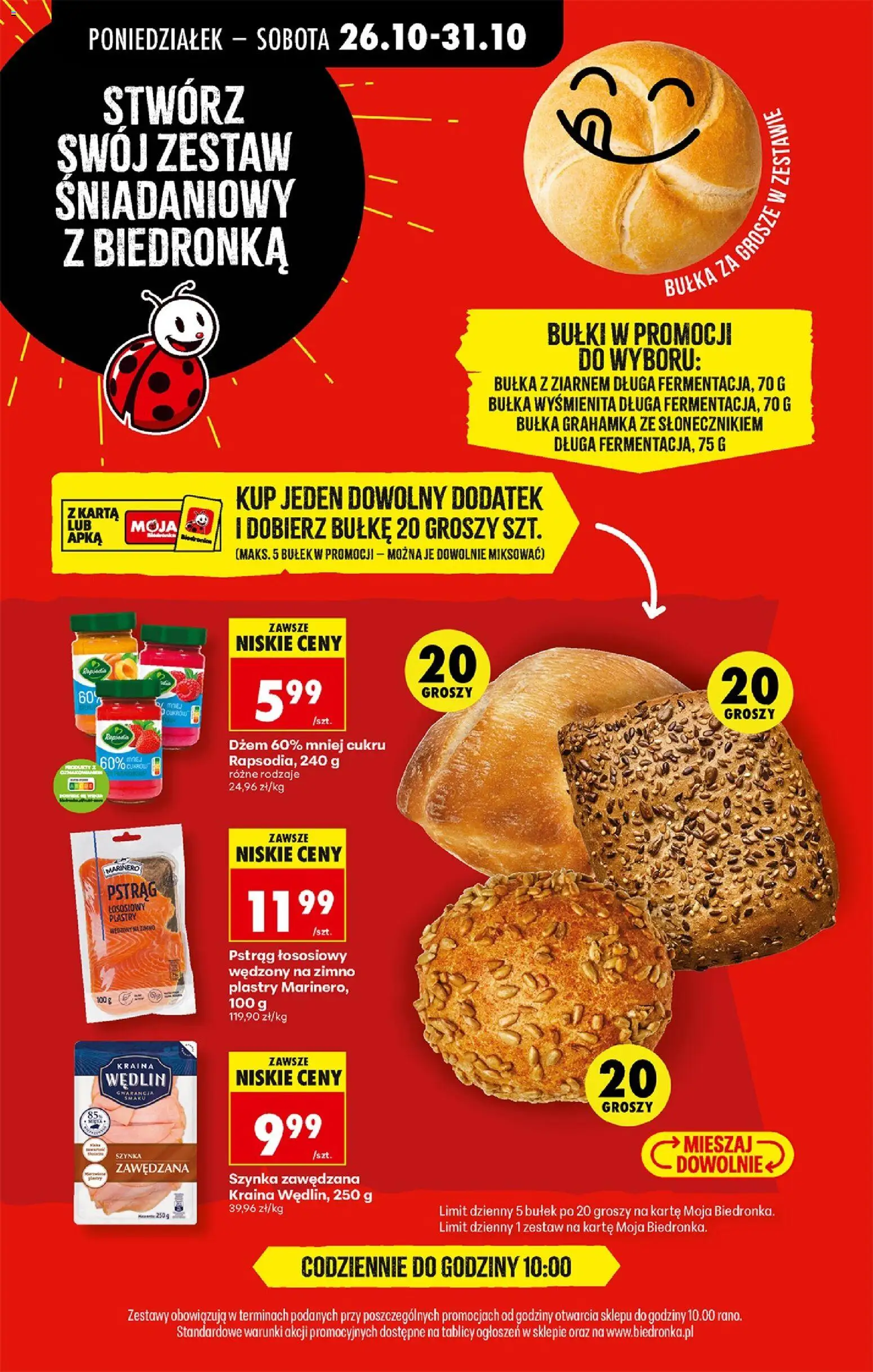 Biedronka Polsko leták - Codziennie niskie ceny od 26.10.2026 | Strana: 50 | Produkty: Džem