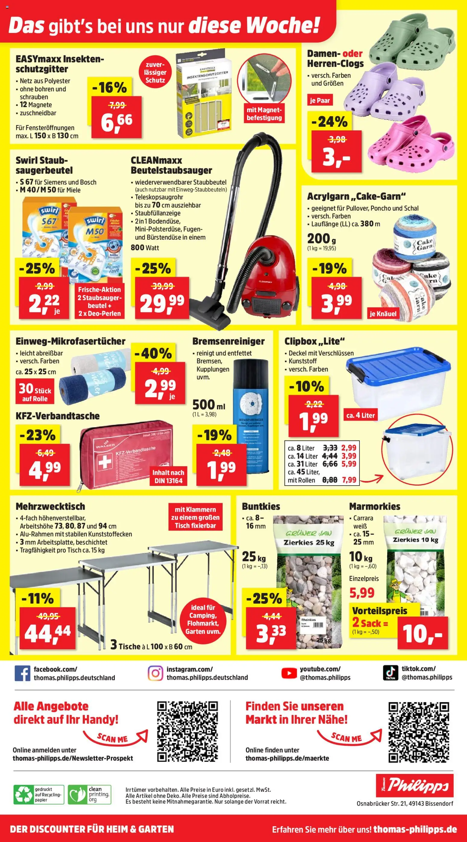 Thomas Philipps Prospekt – gültig ab 20.04.2026 | Seite: 22 | Produkte: Miele, Bosch, Poncho, Tisch