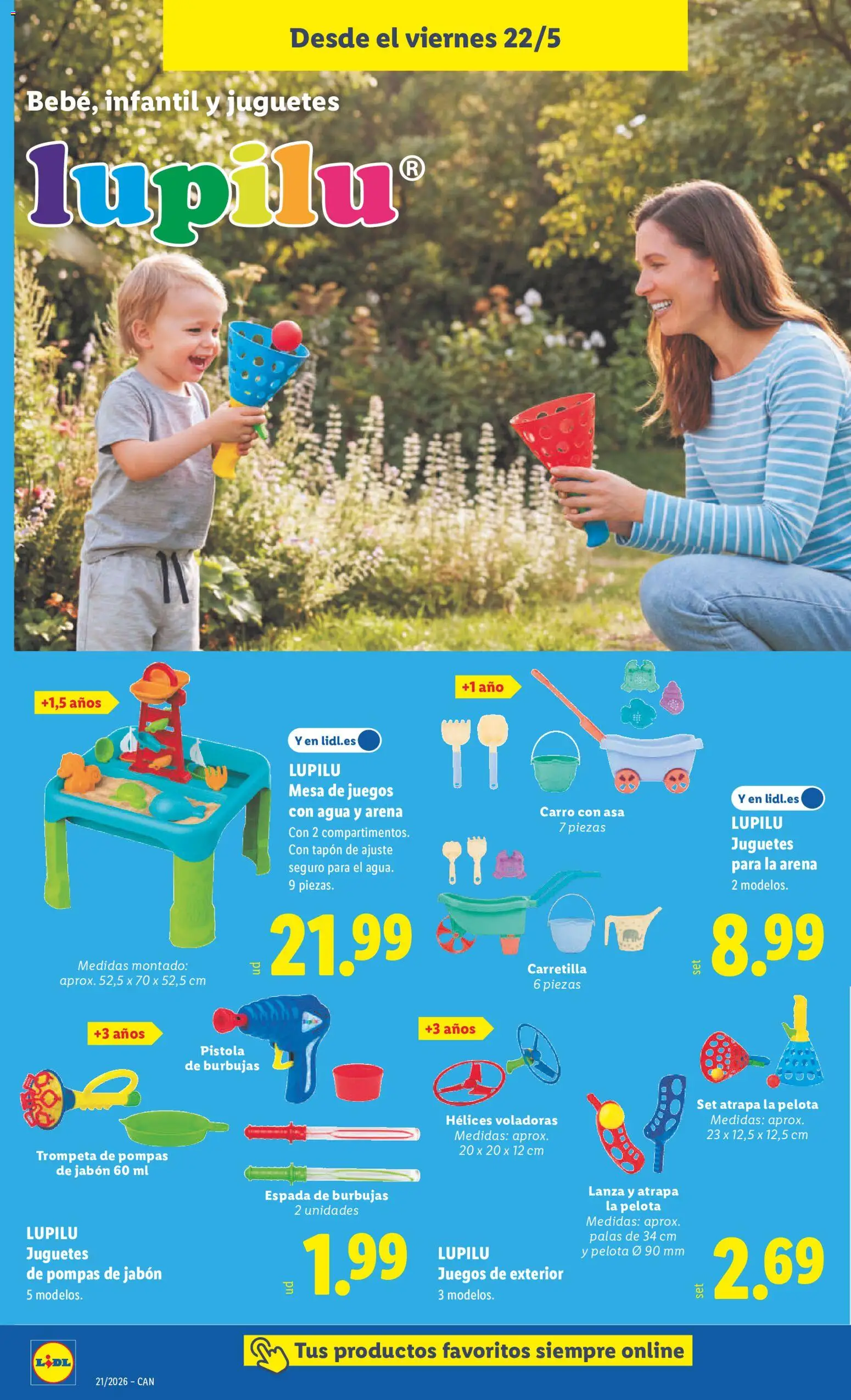Lidl folleto de bazar │ válido desde el 18.05.2026 | Página: 16 | Productos: Jabón, Juguetes, Mesa