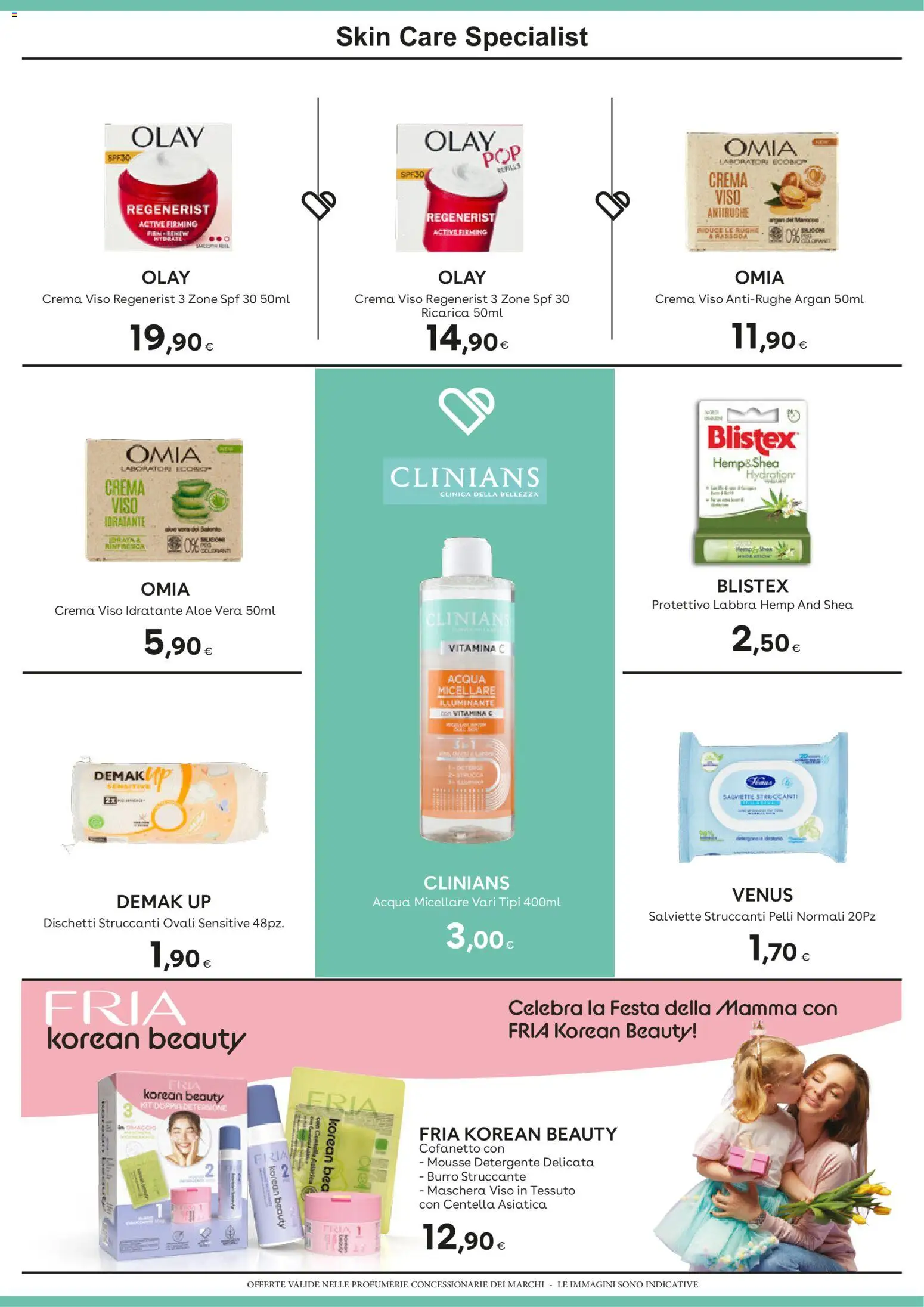 Volantino Idea bellezza del 01.05.2026 | Pagina: 11 | Prodotti: Acqua micellare, Detergente, Maschera viso, Aloe vera