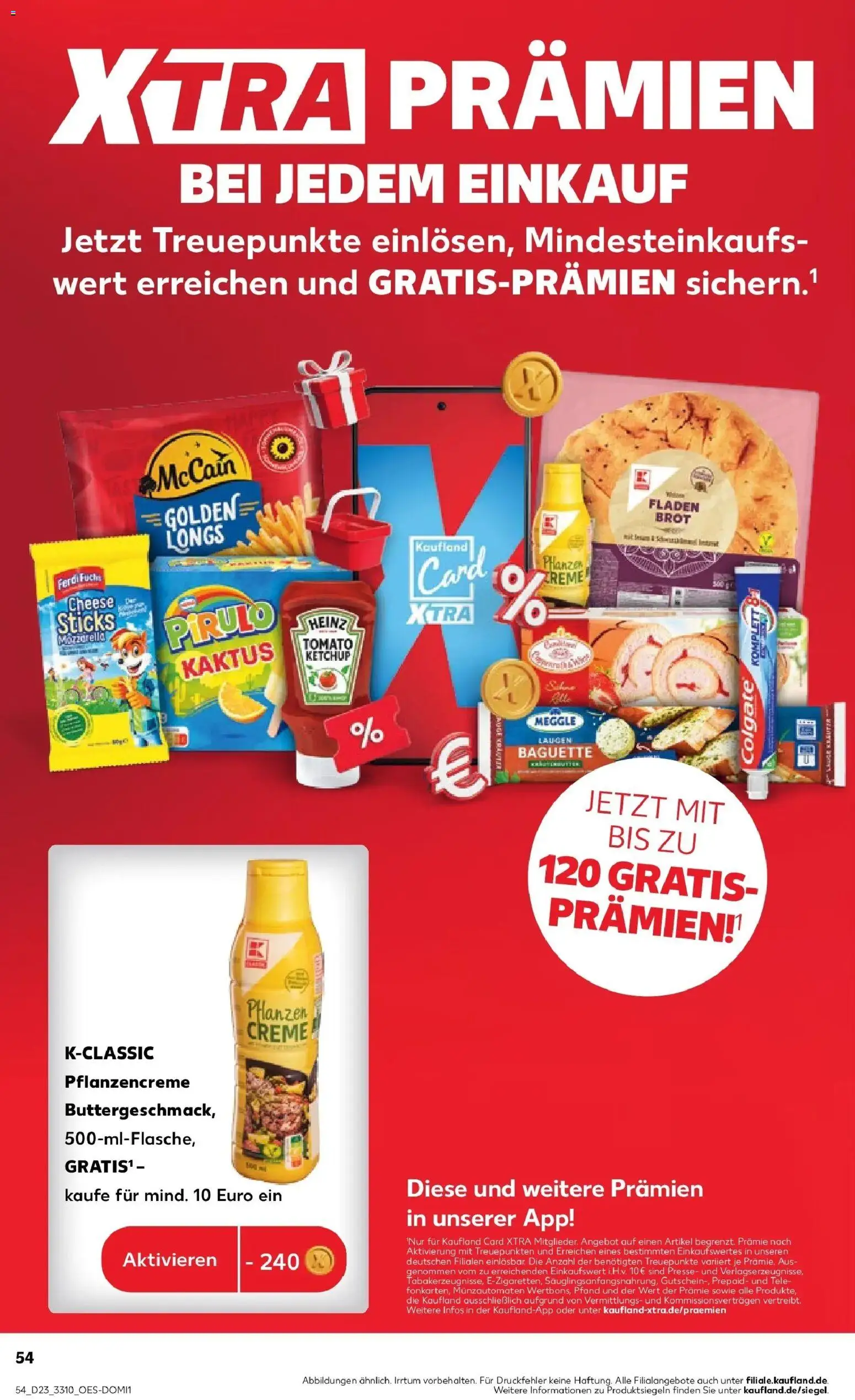 Kaufland Prospekt Bautzen – gültig ab 04.06.2026 | Seite: 54 | Produkte: Presse, Baguette, McCain, Creme