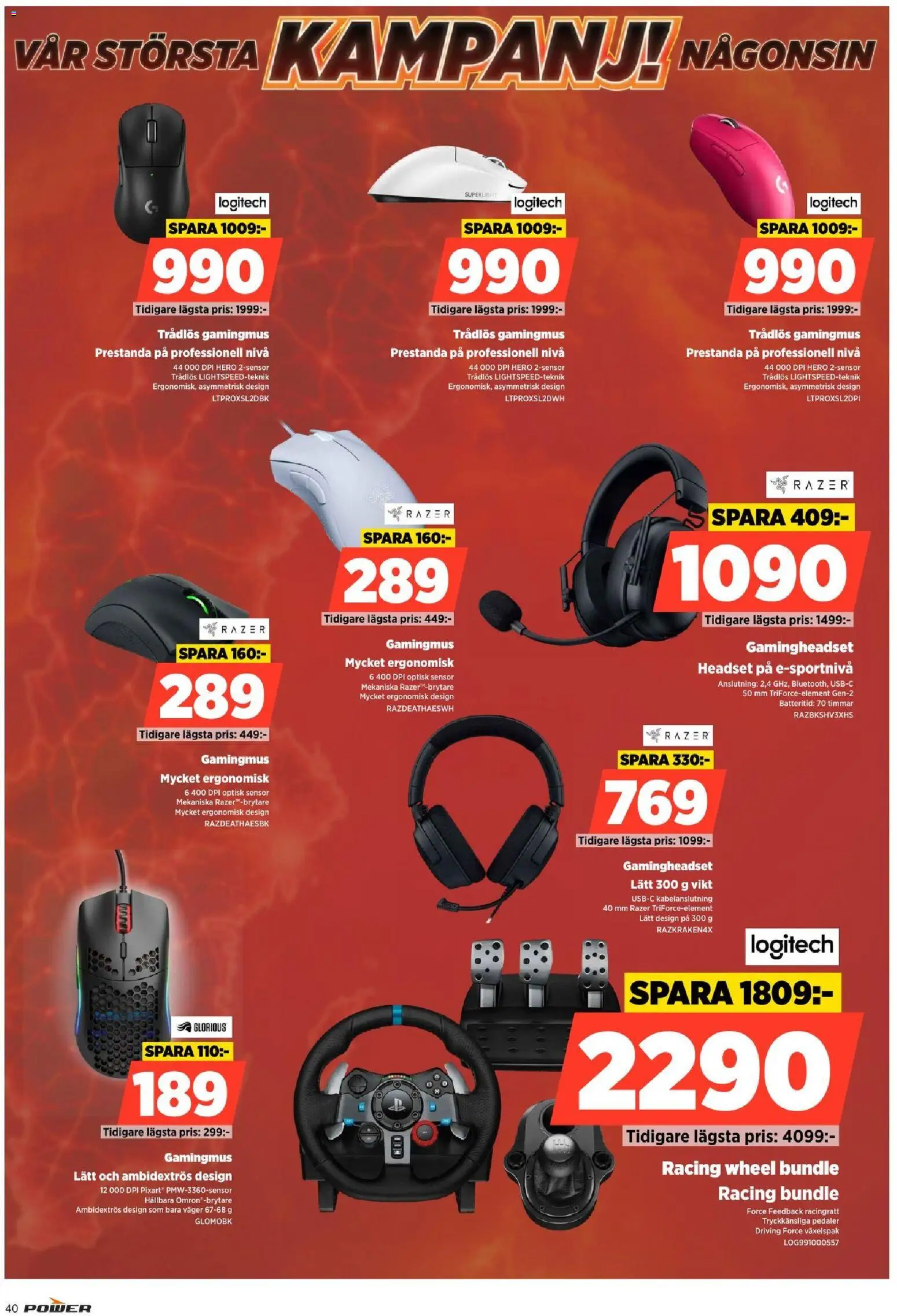 Power reklamblad aktuell från 03/08/2026 | Sida: 40