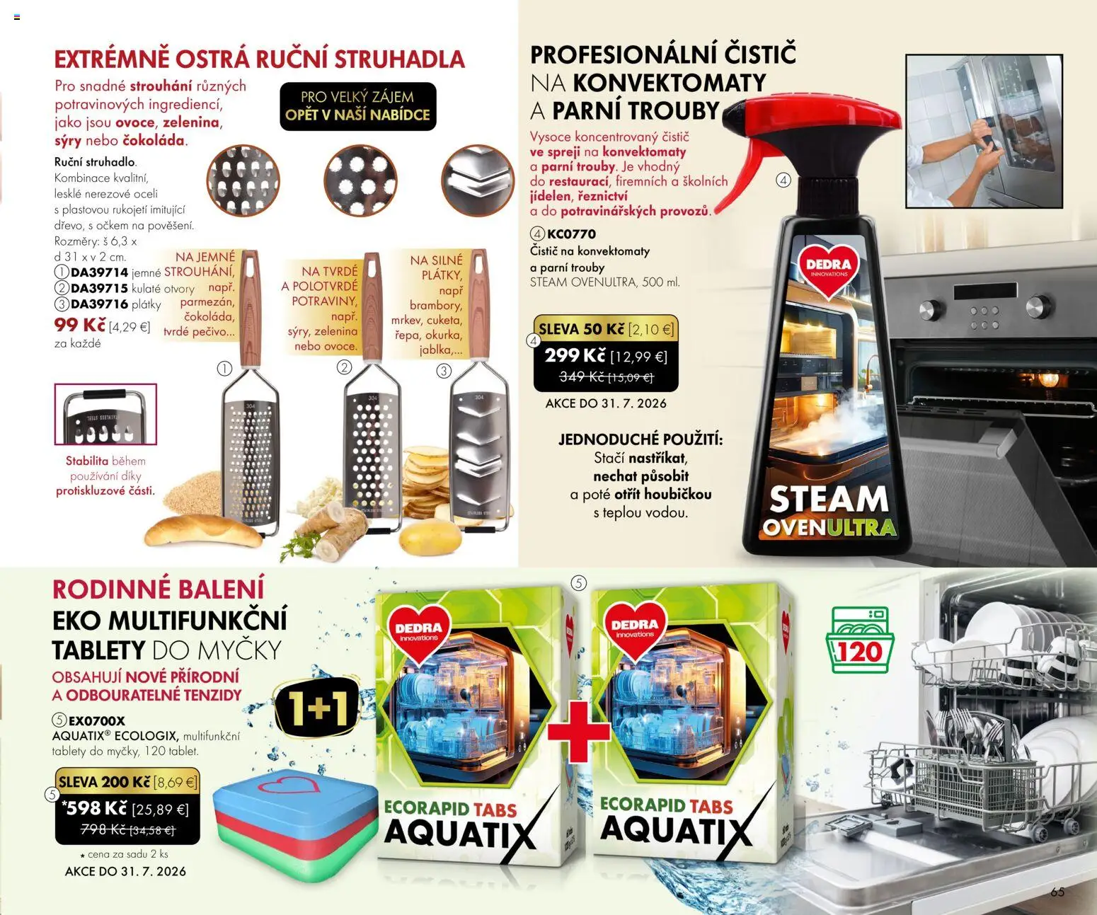 Nové Dedra akcie – leták je platný od 01.07.2026 | Strana: 65