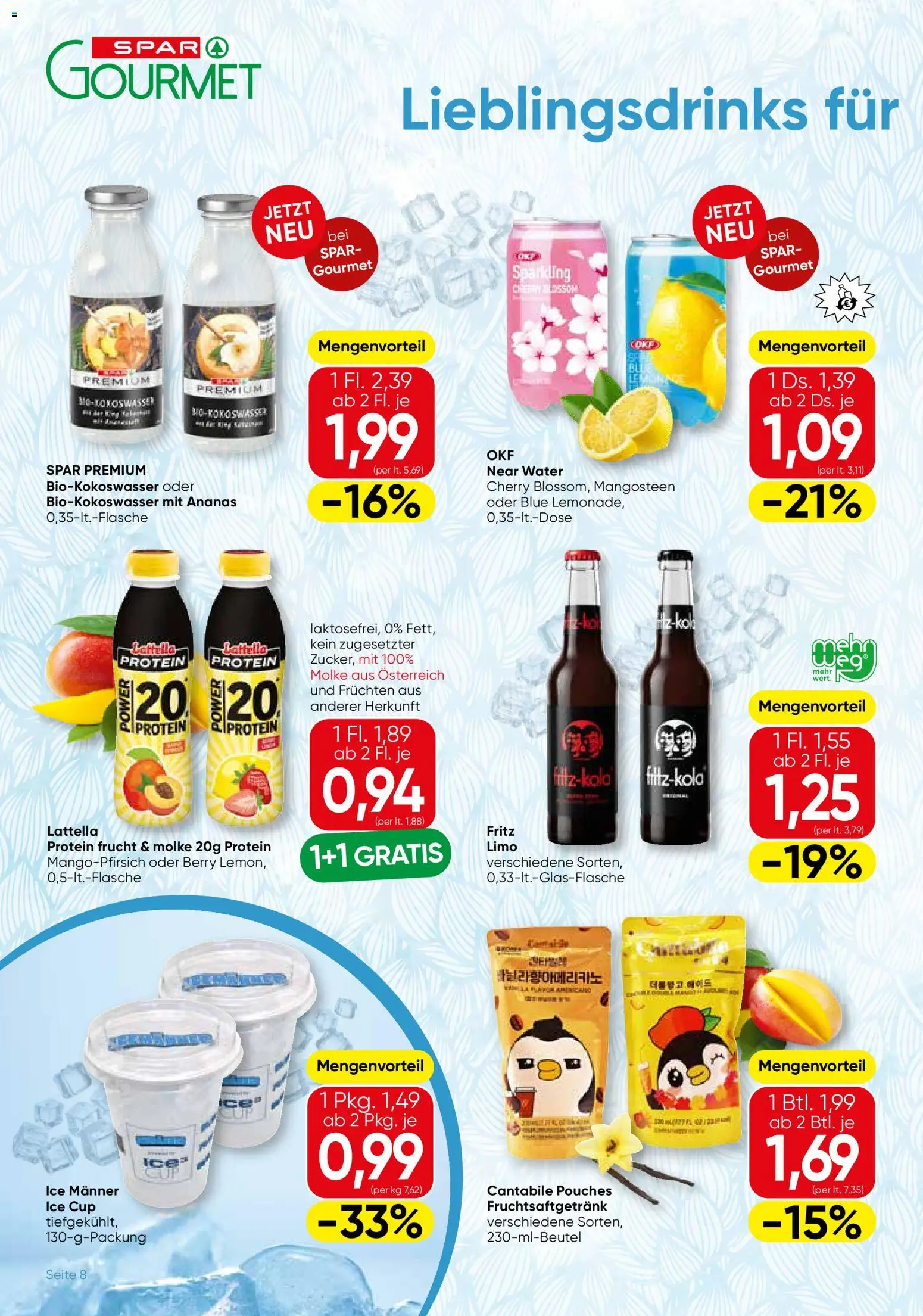 SPAR Gourmet Flugblatt gültig ab 27.08.2026 | Seite: 8