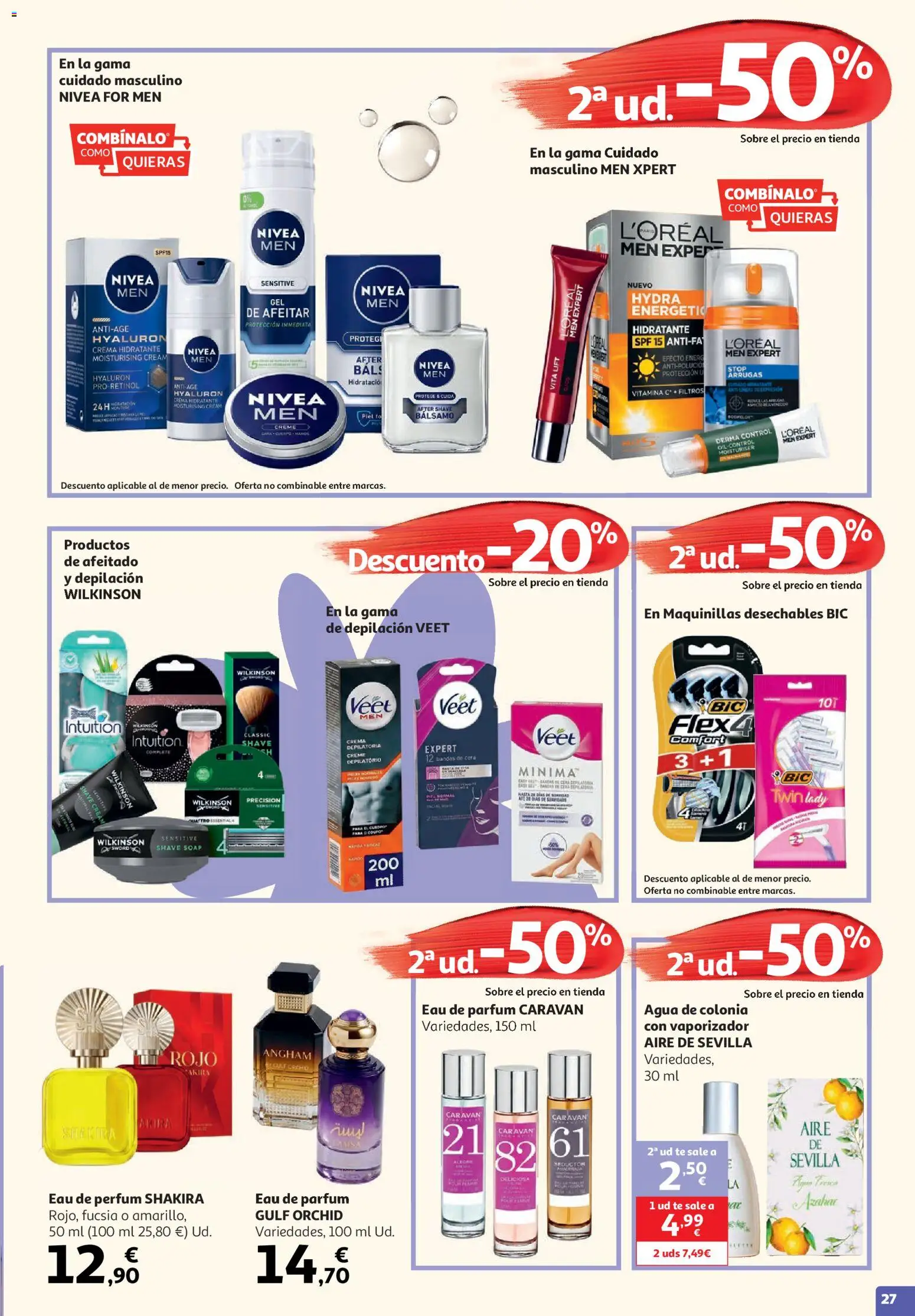 Alcampo HG Nacional │ válido desde el 19.05.2026 | Página: 27 | Productos: Colonia, Crema, Té, Crema hidratante