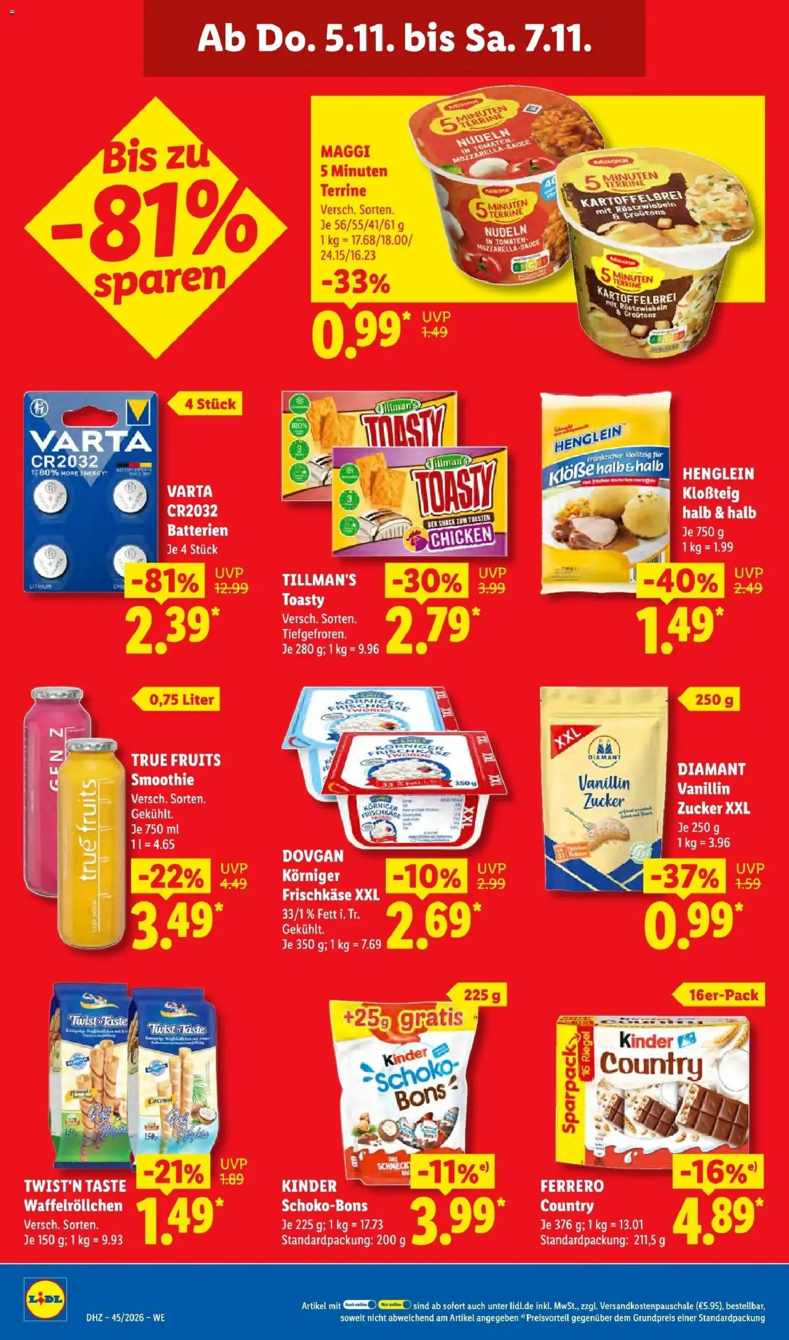Lidl Prospekt Saarbrücken (ab 02.11.2026) zum Blättern » Angebote | Seite: 64