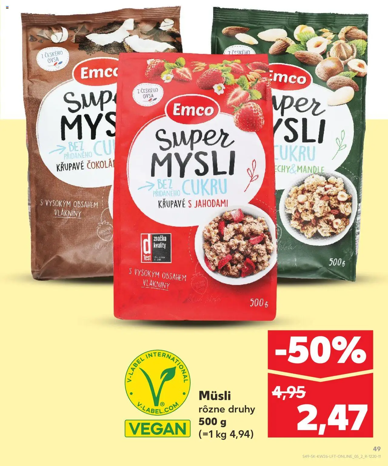 Nové Kaufland akcie – leták je platný od 26.06.2025 | Strana: 49 | Produkty: Mandle