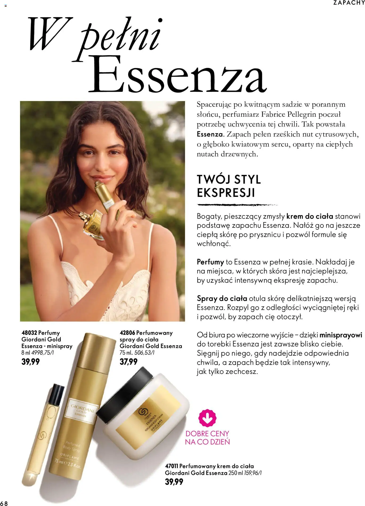 Oriflame Katalog 14 2026 od 30.09.2026 | Strona: 68 | Produkty: Zapach, Body, Krem do ciała, Krem