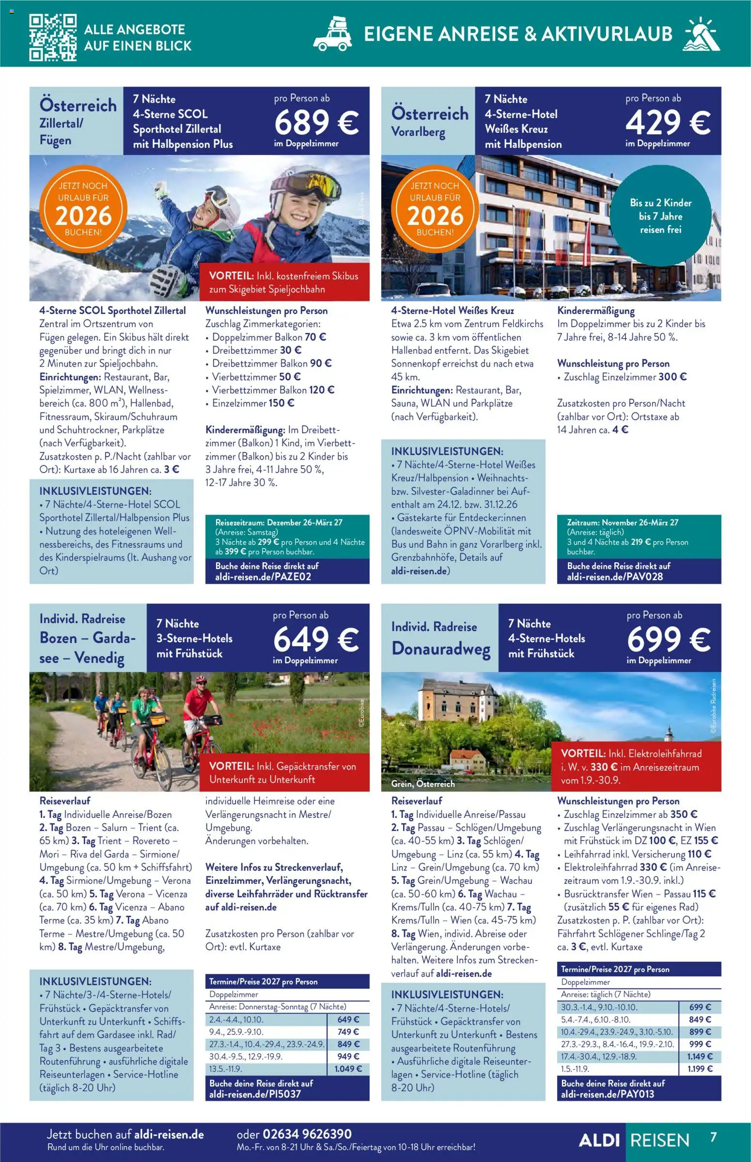 Aldi Reisen  Reisemagazin – gültig ab 01.09.2026 | Seite: 7 | Produkte: Uhr