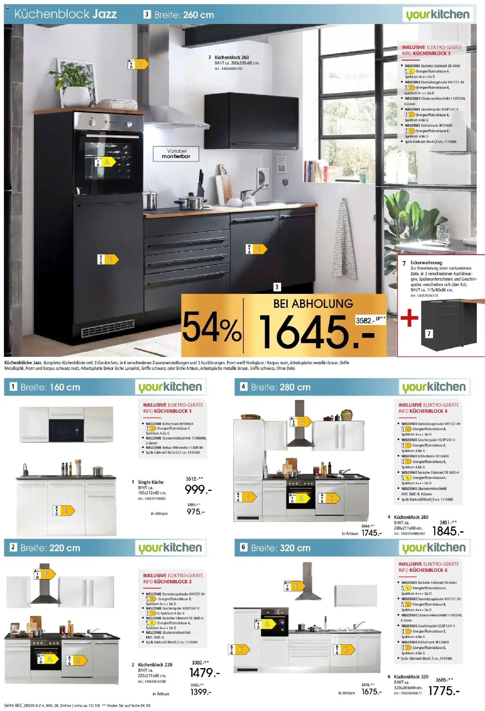 Zurbrüggen Küchen für ihr Zuhause – gültig ab 23.05.2026 | Seite: 12 | Produkte: Geschirrspüler, Küchenblock, Küche, Kühlschrank